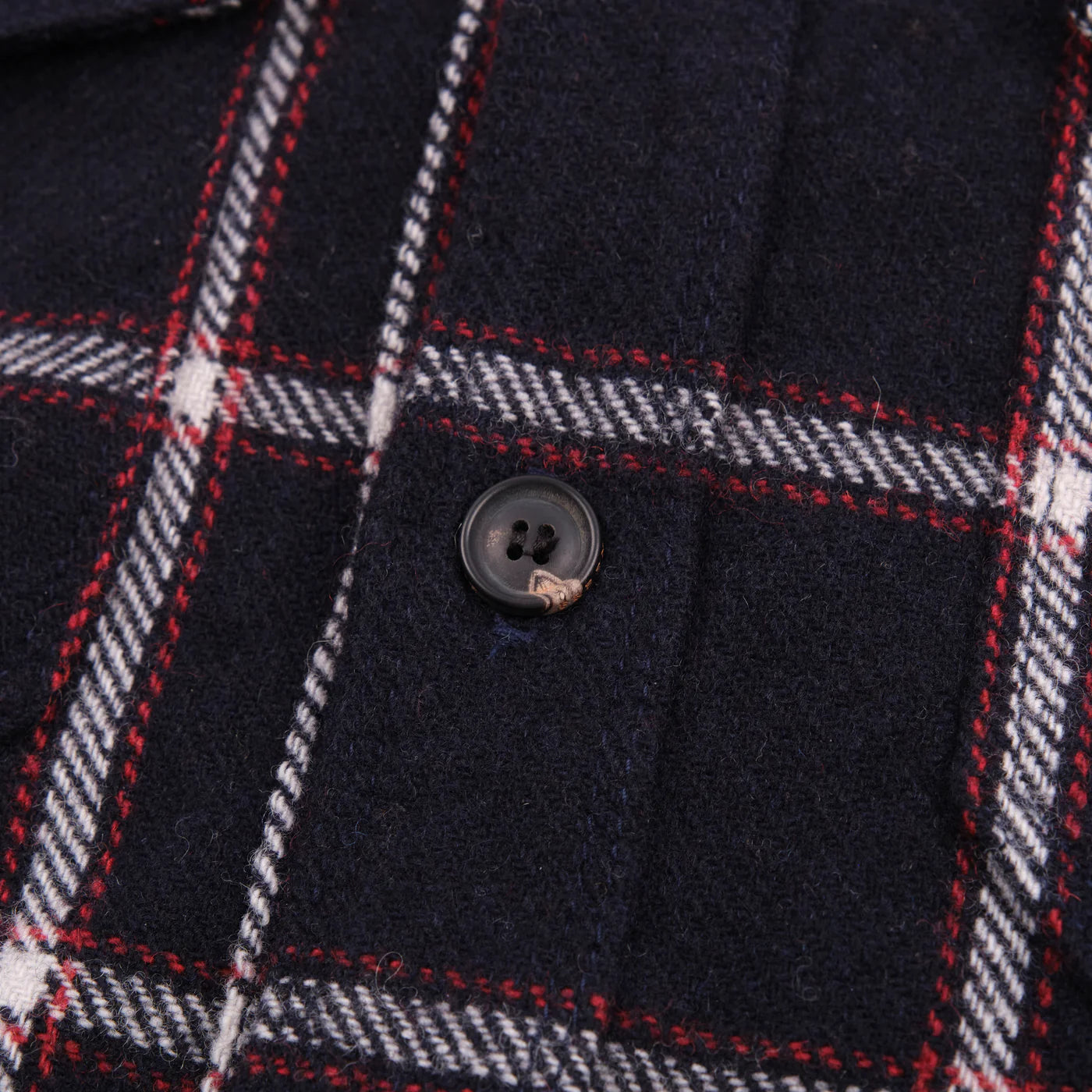 Freenote Cloth Kamas in Navy Wool Plaid