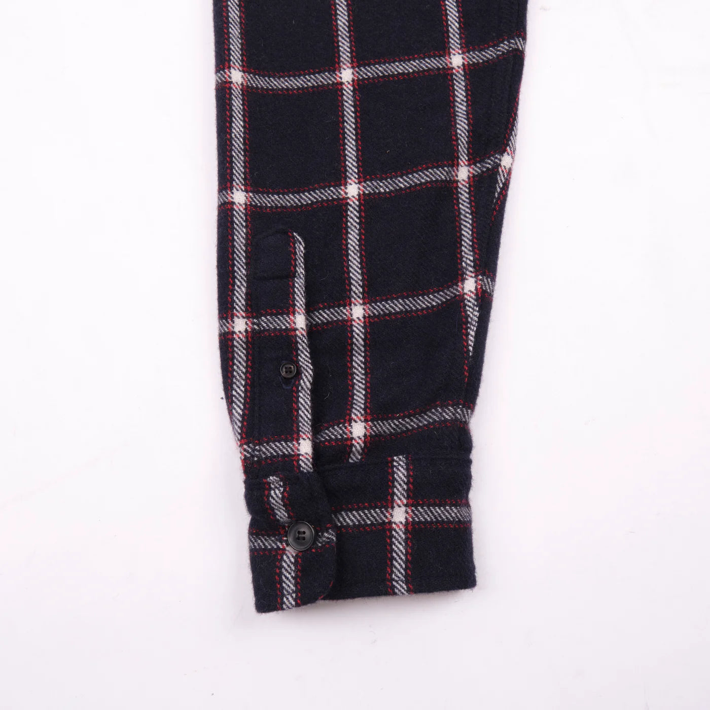Freenote Cloth Kamas in Navy Wool Plaid