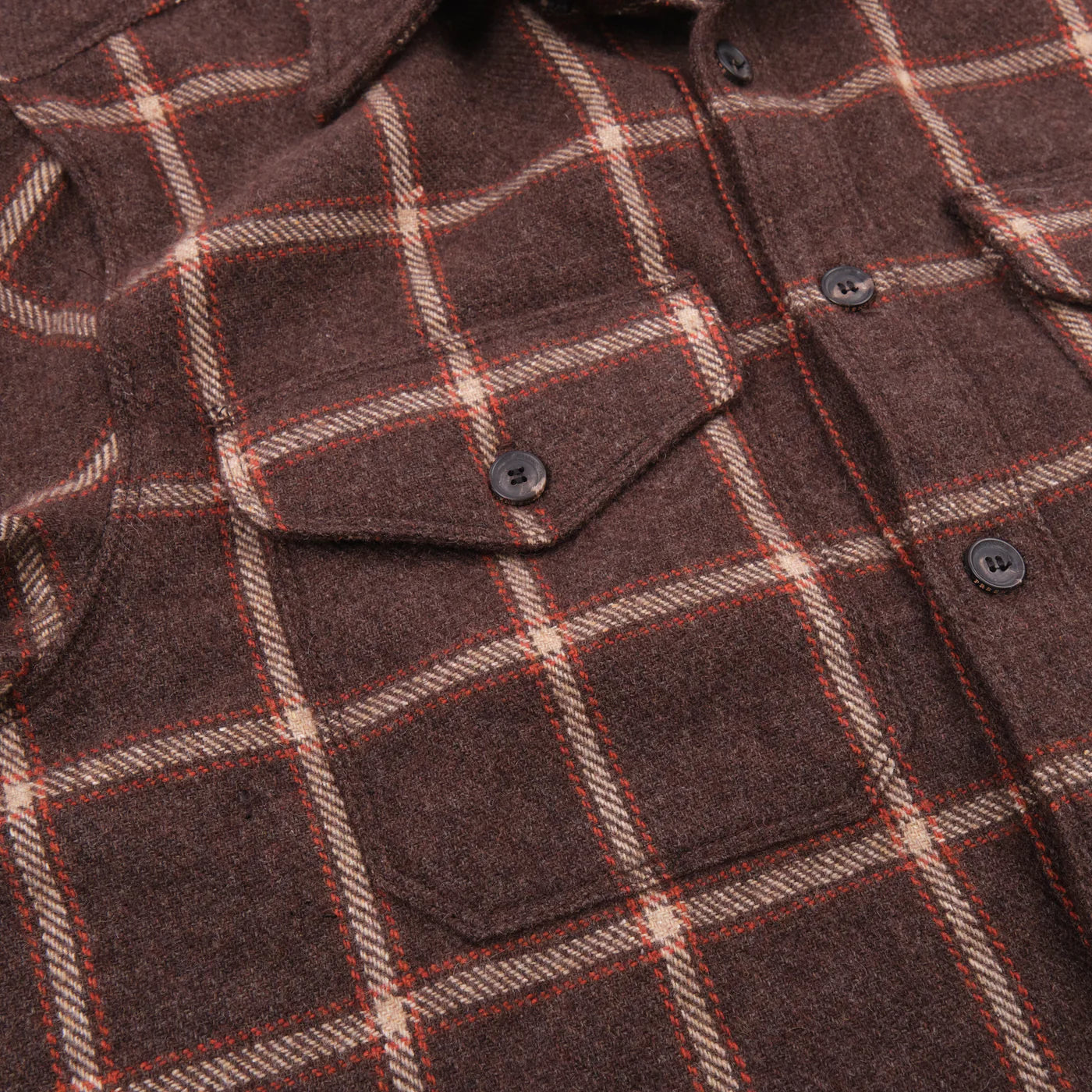 Freenote Cloth Kamas in Brown Wool Plaid