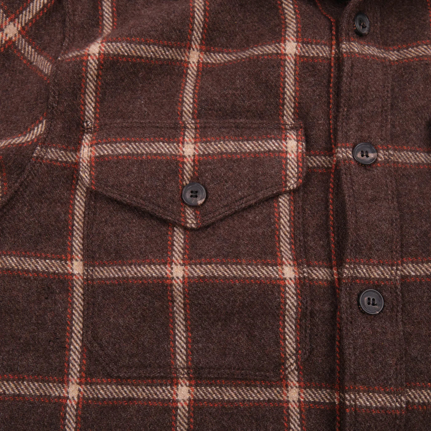 Freenote Cloth Kamas in Brown Wool Plaid