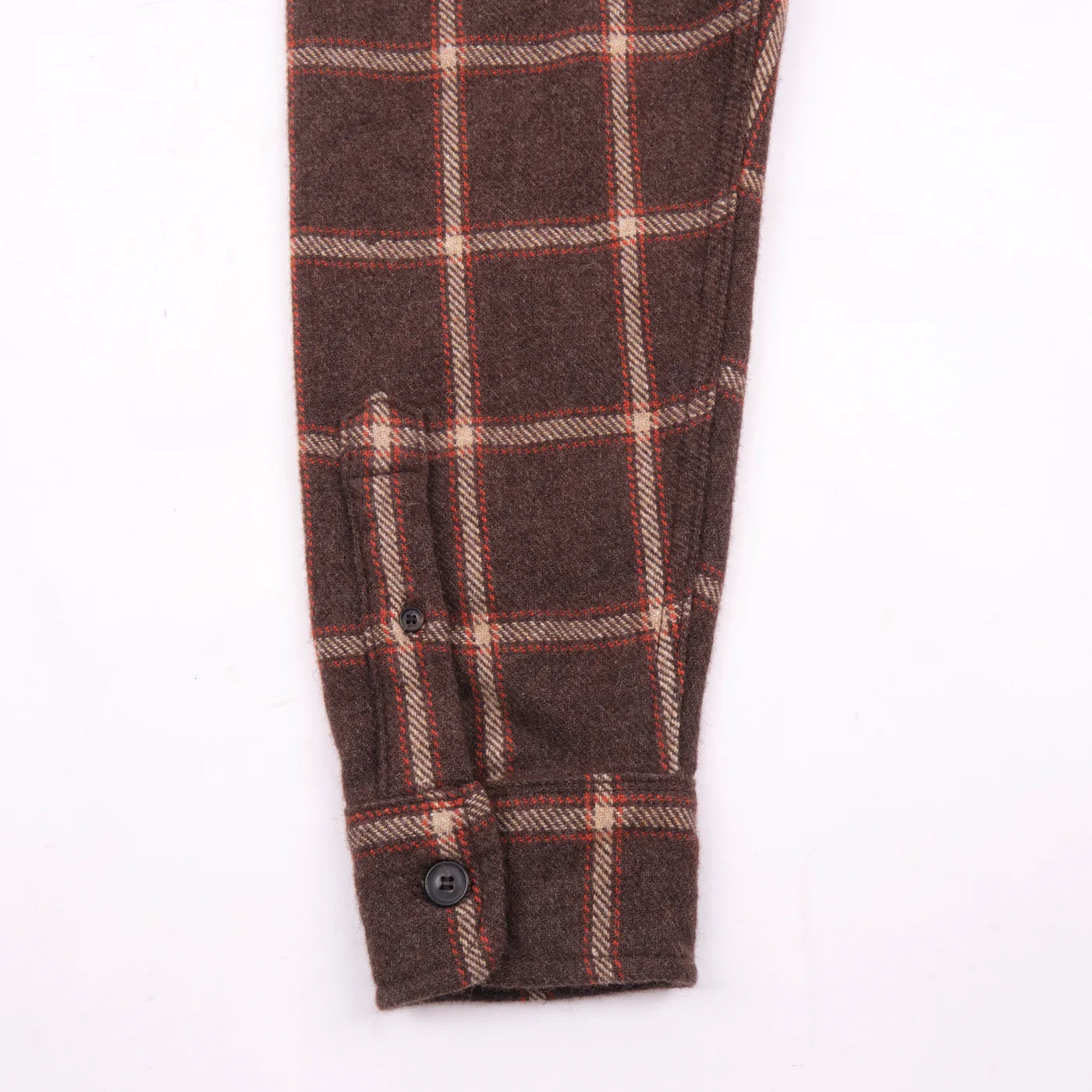 Freenote Cloth Kamas in Brown Wool Plaid