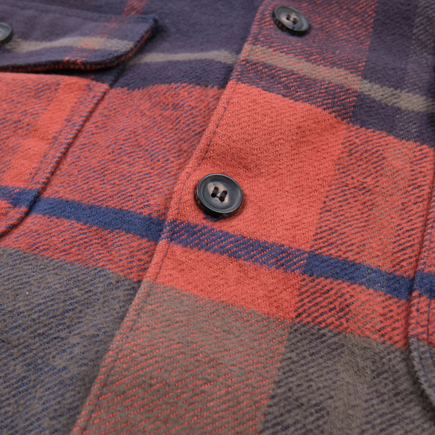 Freenote Cloth Benson in Moss Plaid