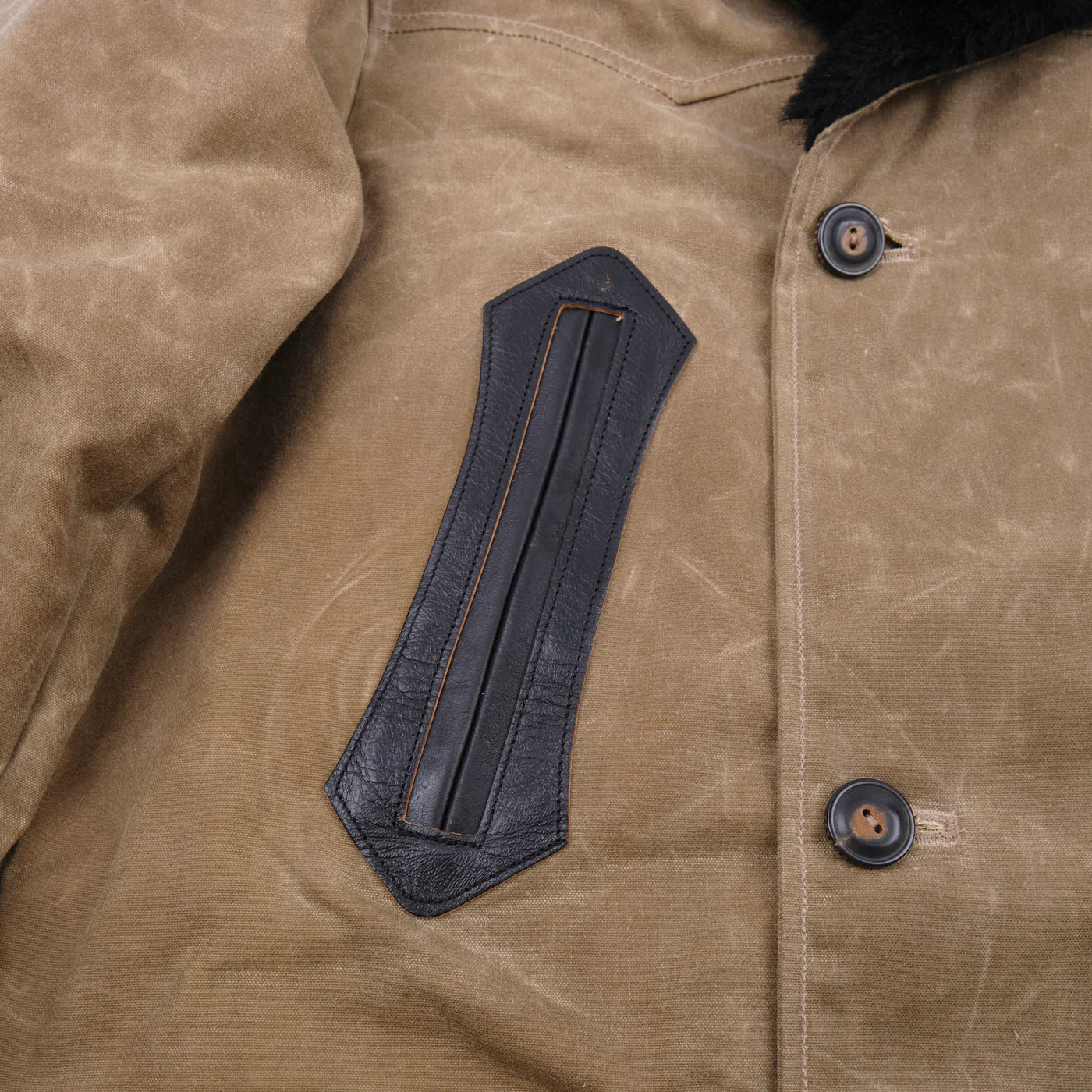 Freenote Cloth Tollgate in Tobacco Waxed Canvas