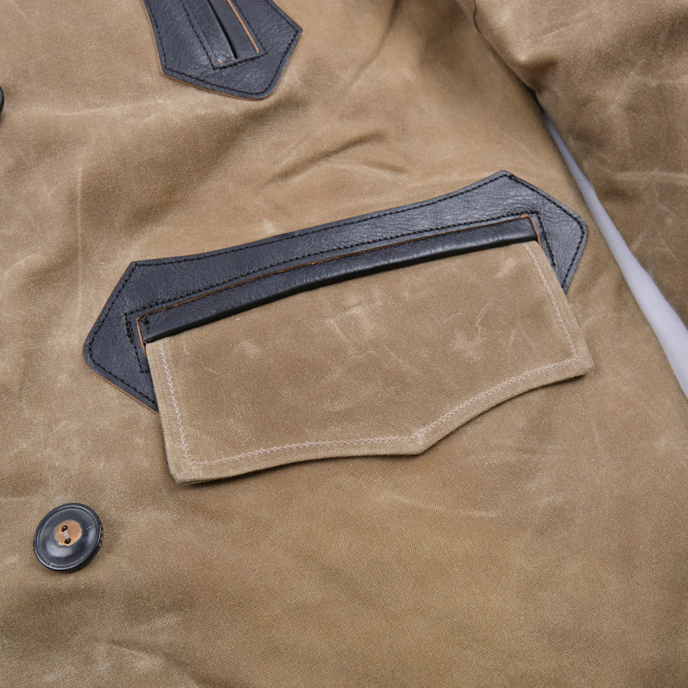 Freenote Cloth Tollgate in Tobacco Waxed Canvas