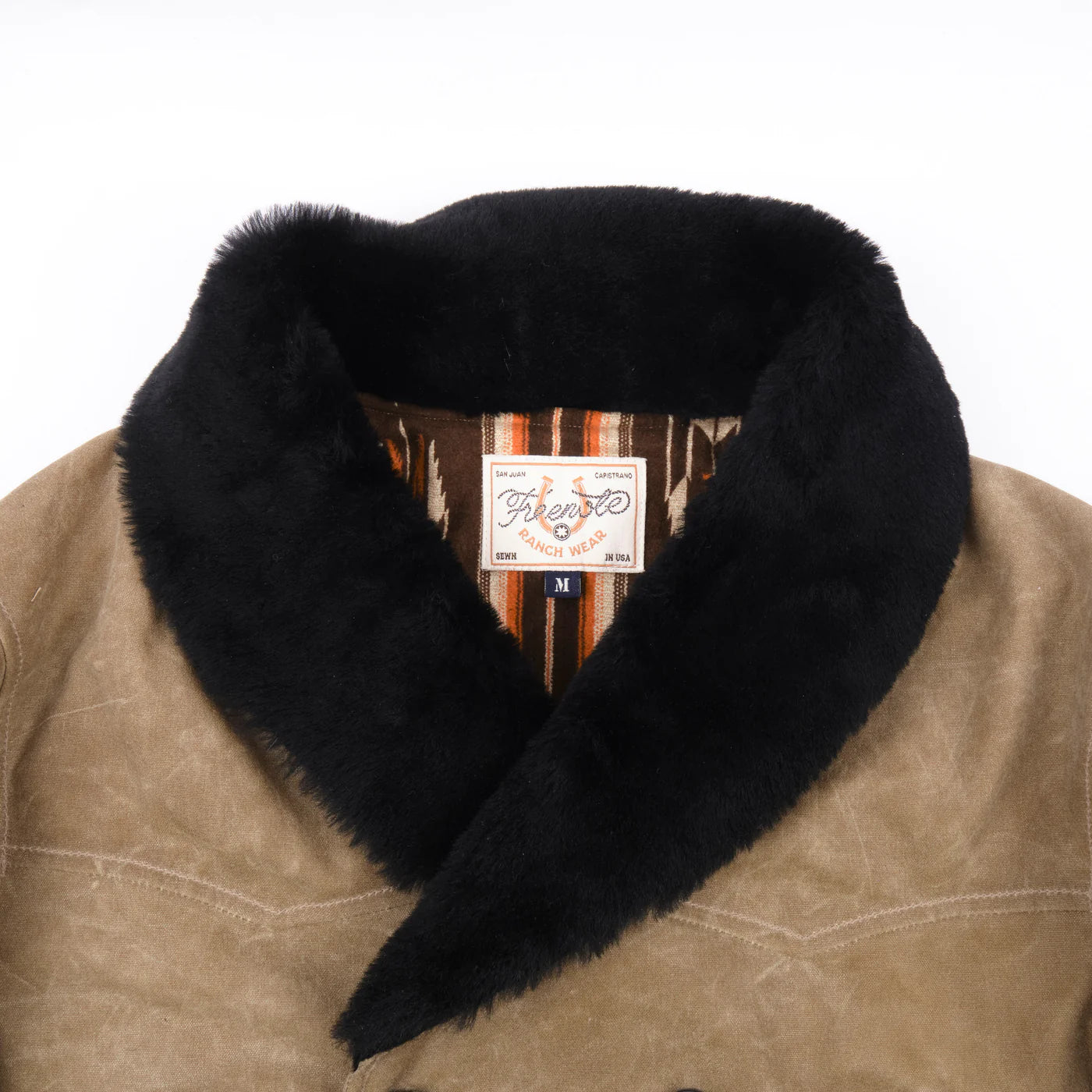 Freenote Cloth Tollgate in Tobacco Waxed Canvas