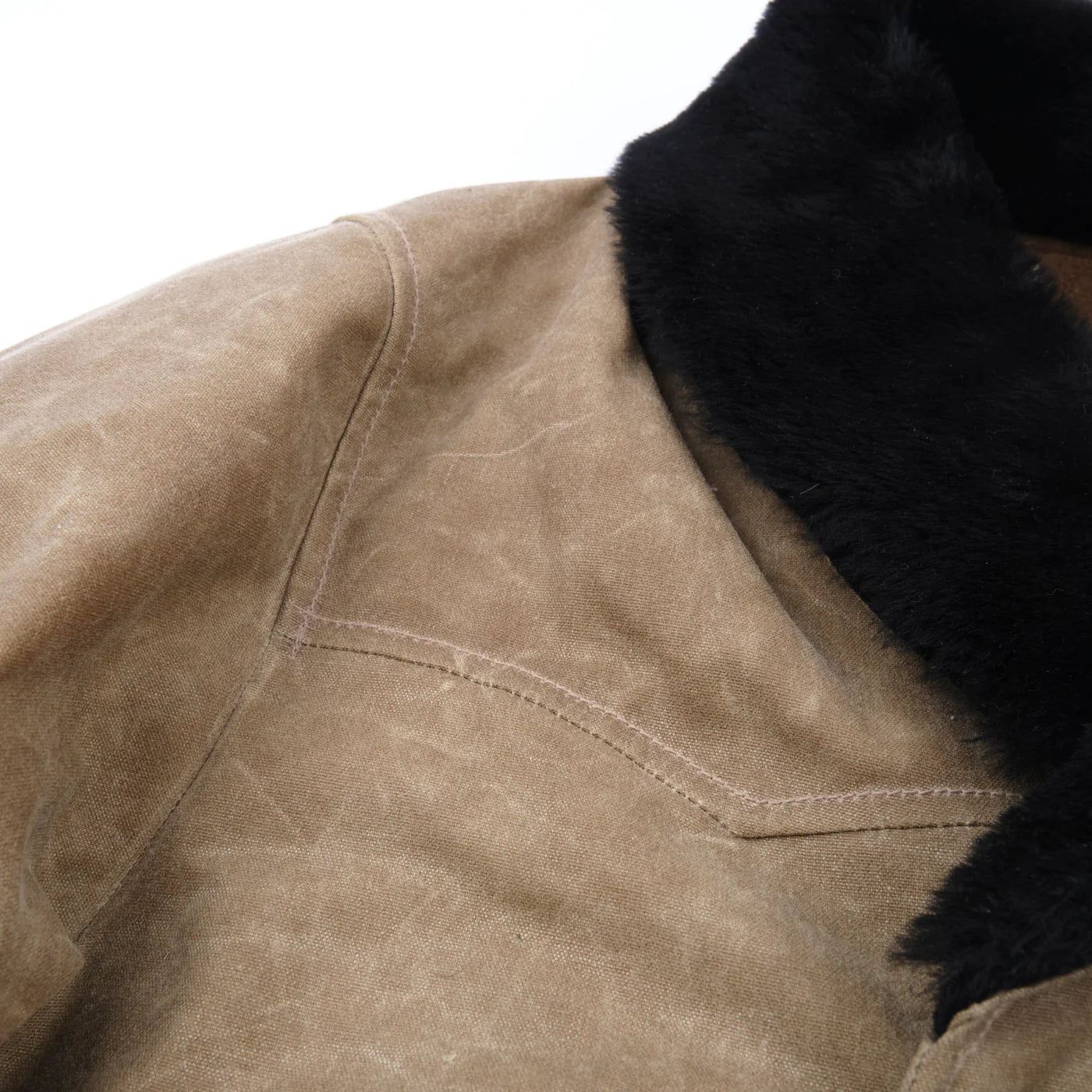 Freenote Cloth Tollgate in Tobacco Waxed Canvas