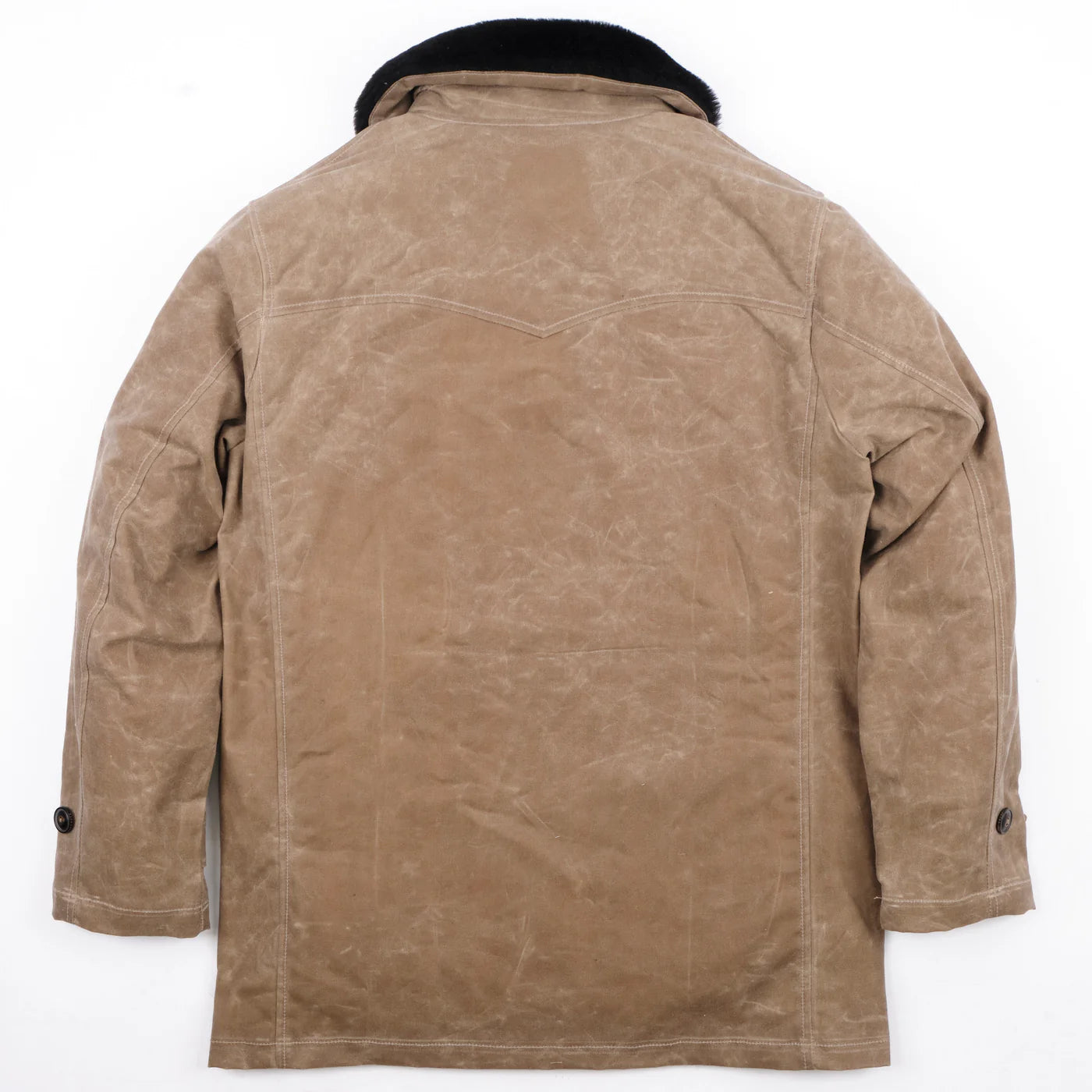 Freenote Cloth Tollgate in Tobacco Waxed Canvas