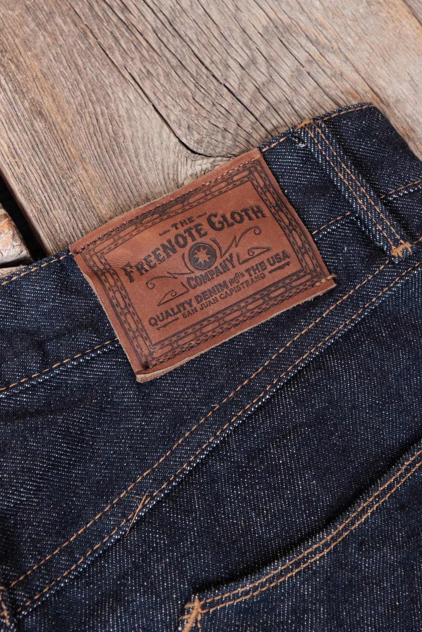 Freenote Cloth Wilkes Western Cut in 15 Ounce Rinsed Denim