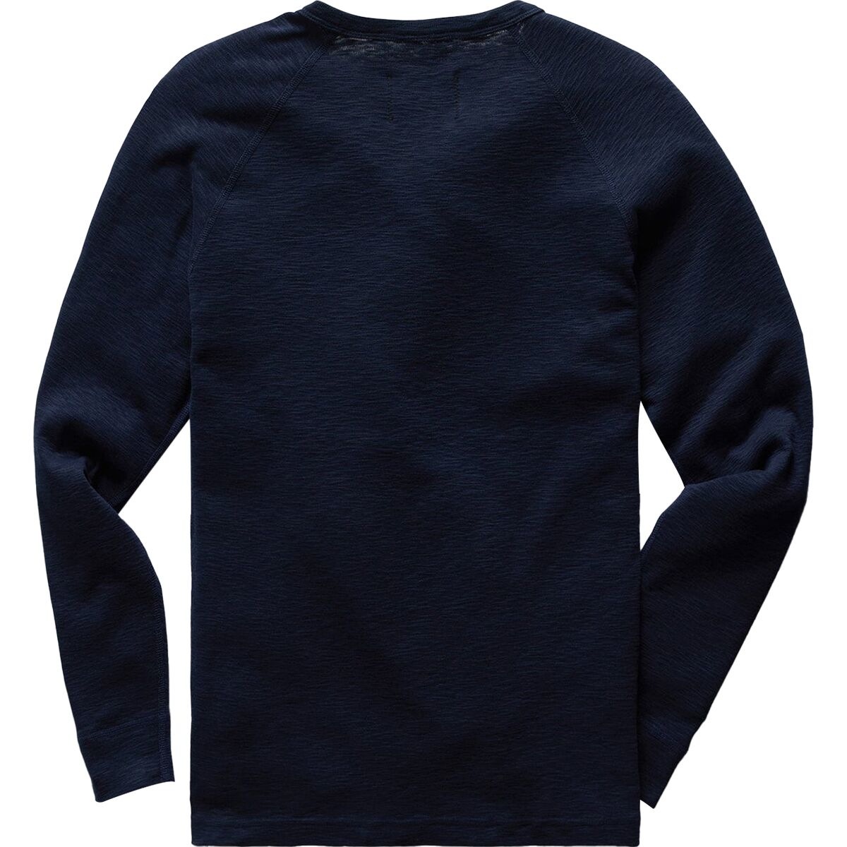 Reigning Champ 1x1 Slub Long Sleeve Tee in Navy