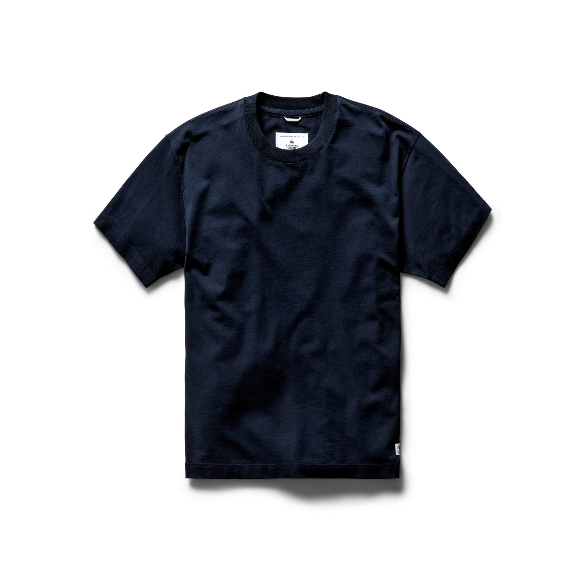 Reigning Champ Mid Weight Jersey T-Shirt in Navy