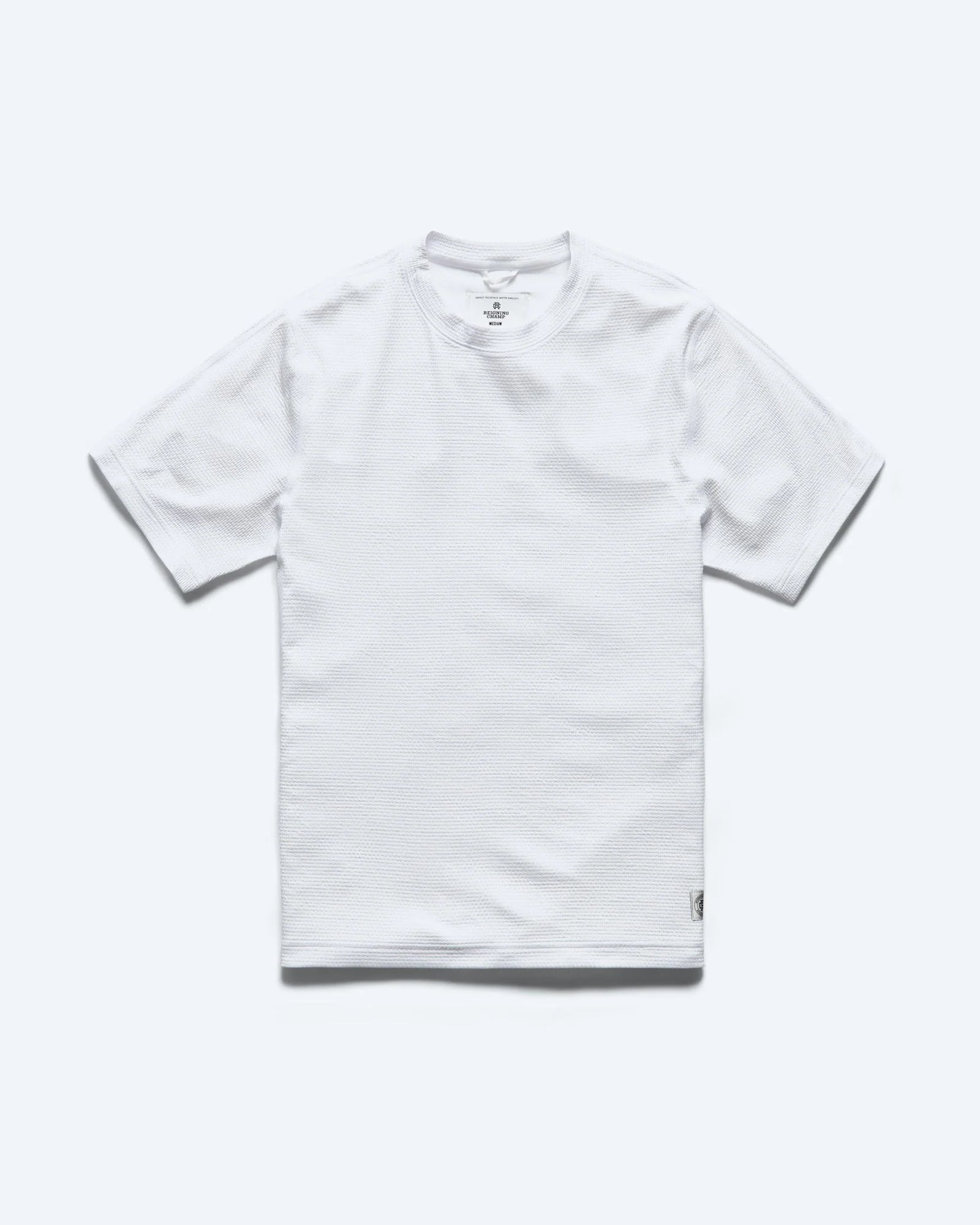 Reigning Champ Solotex Mesh Tiebreak T-Shirt in White