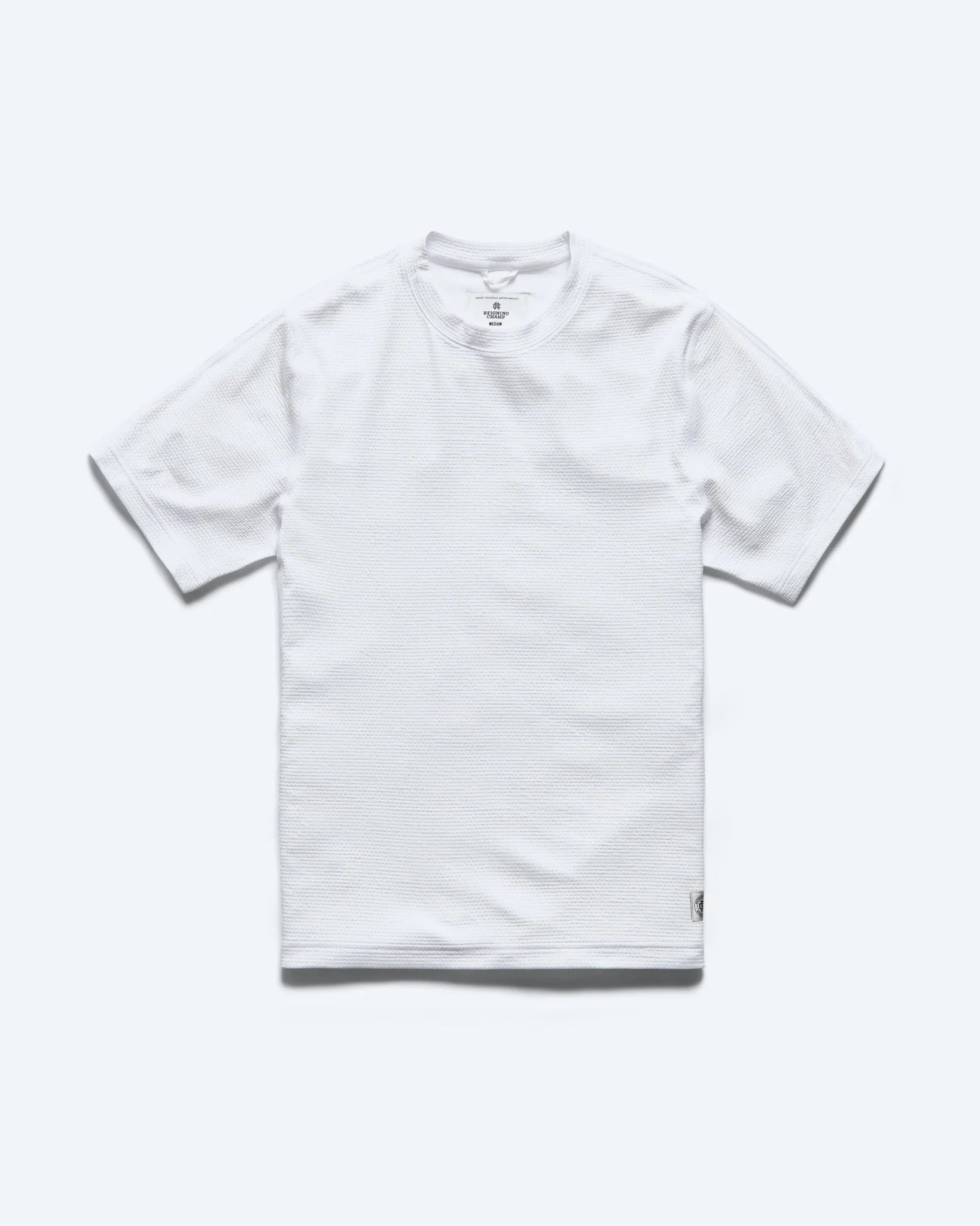 Reigning Champ Solotex Mesh Tiebreak T-Shirt in White