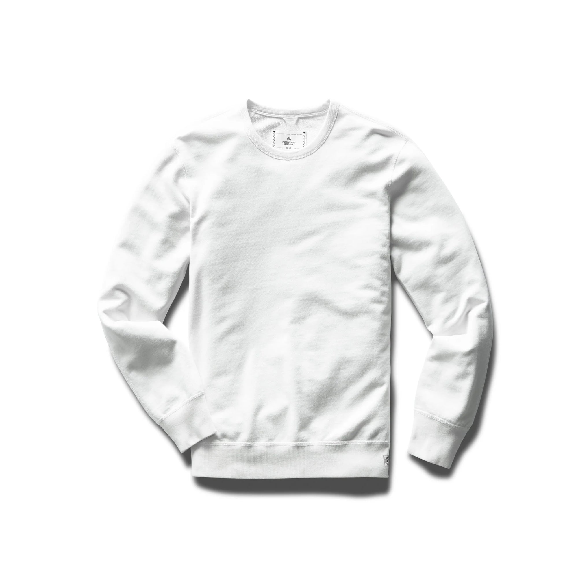 Reigning Champ Lightweight Terry Crewneck in White