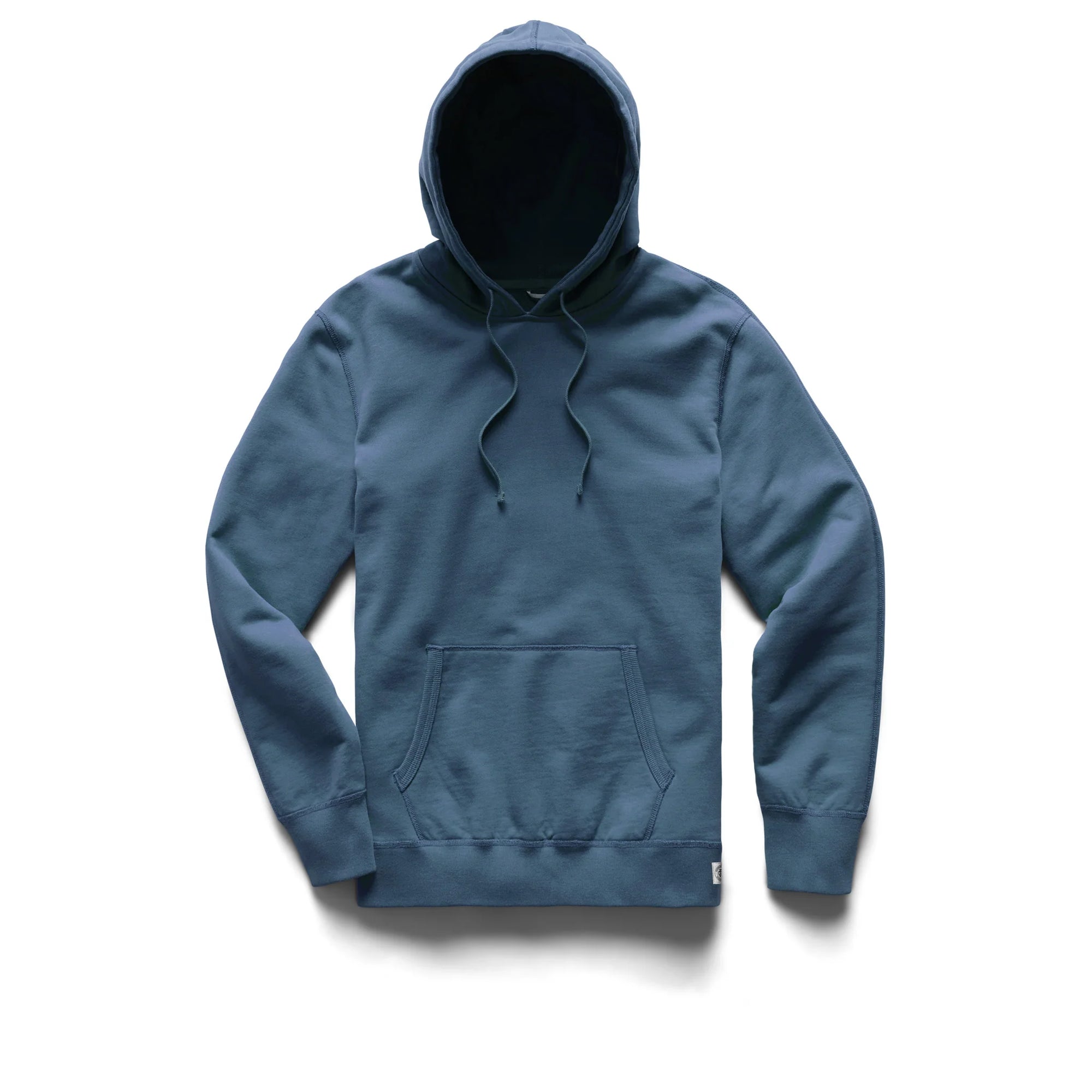 Reigning Champ Lightweight Terry Pullover Hoodie in Washed Blue