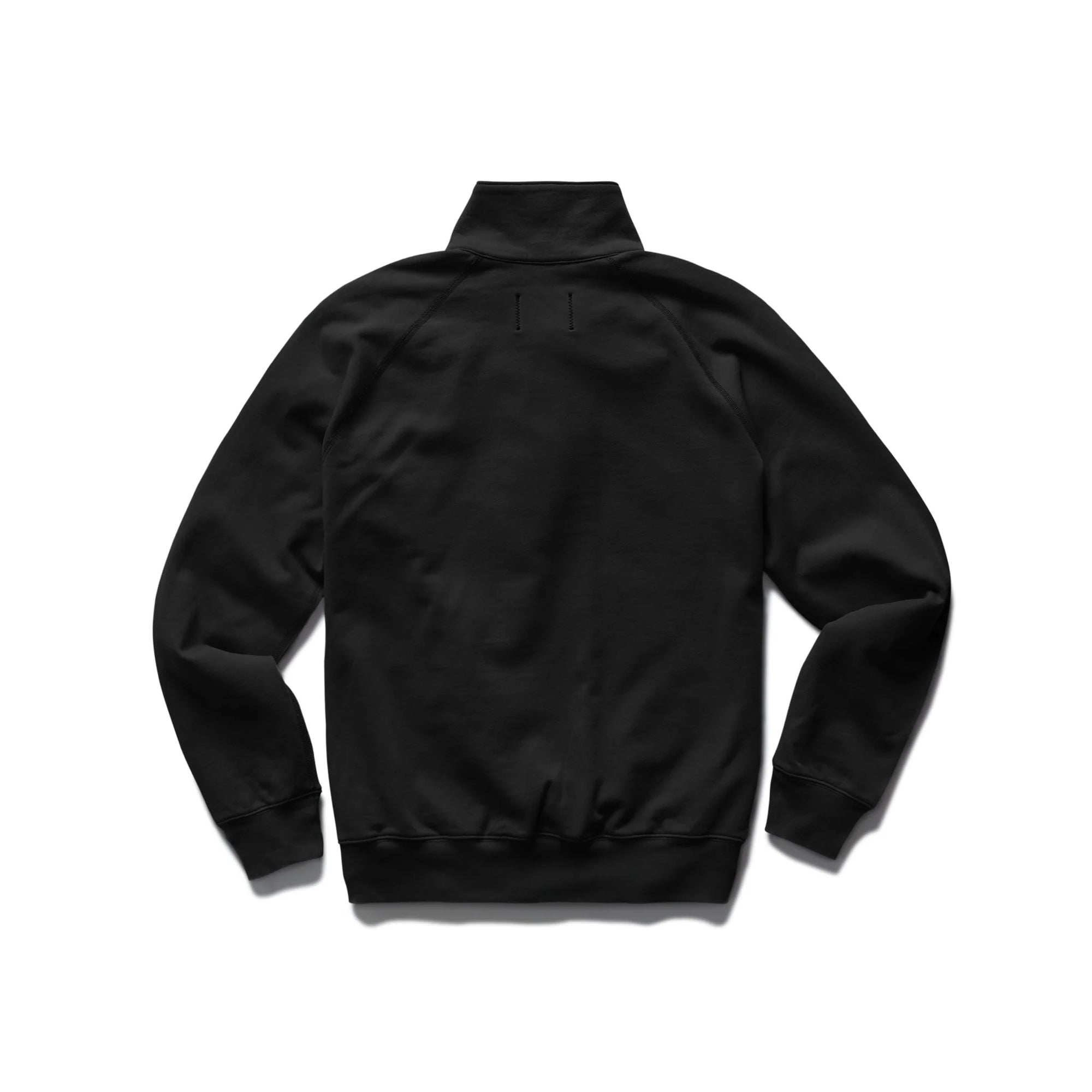 Reigning Champ Lightweight Terry Relaxed Quarter Zip in Black