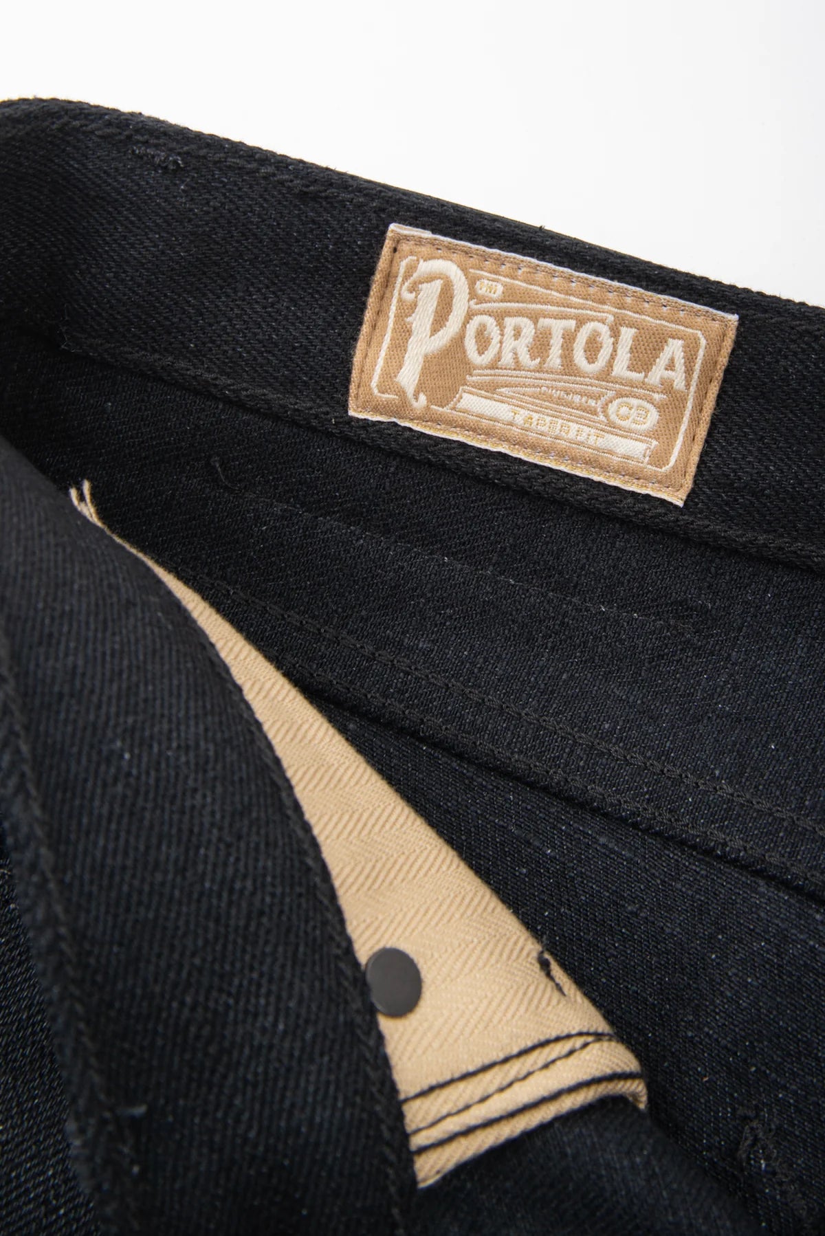 Freenote Cloth Portola Classic Taper in 17 Ounce Black Denim