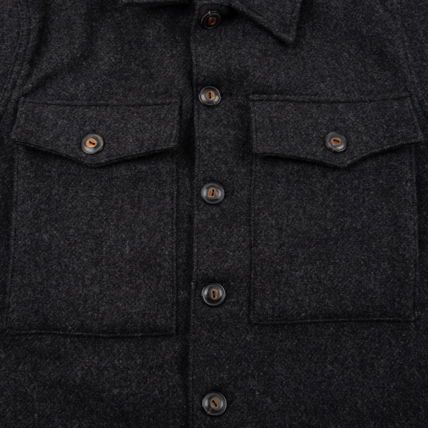 Freenote Cloth Midway Wool CPO in Charcoal