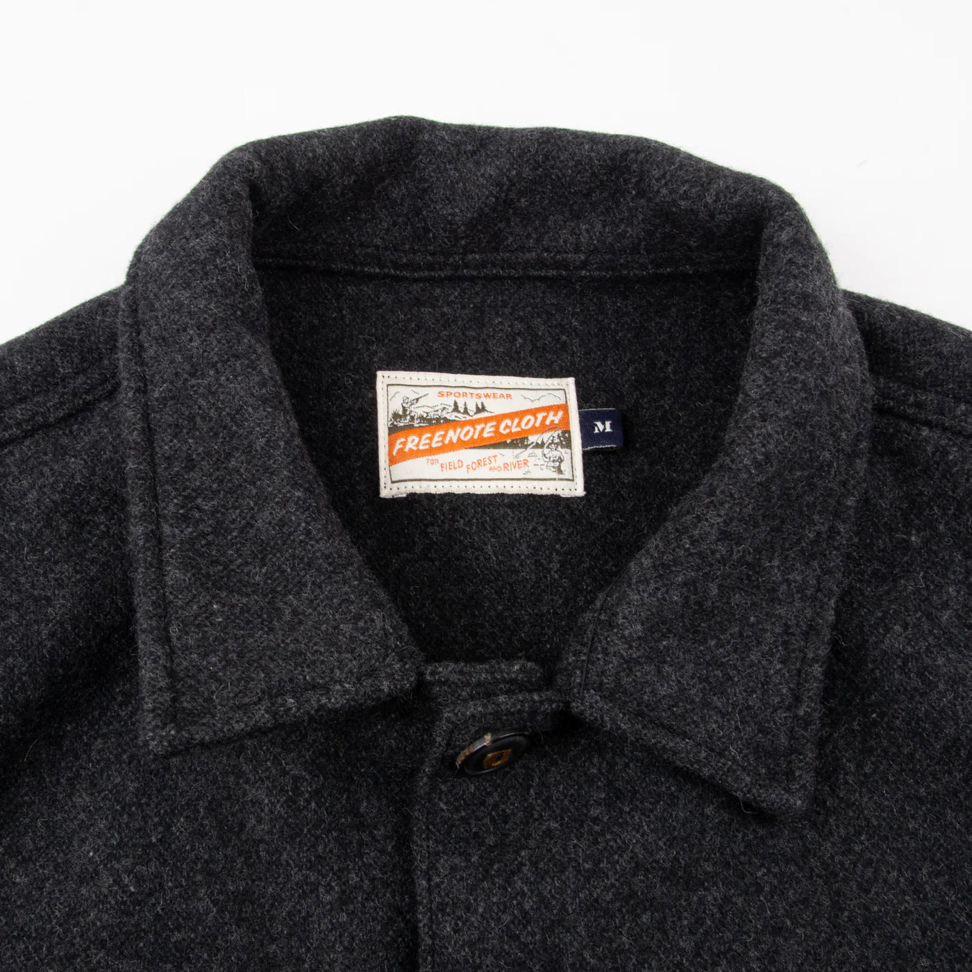 Freenote Cloth Midway Wool CPO in Charcoal