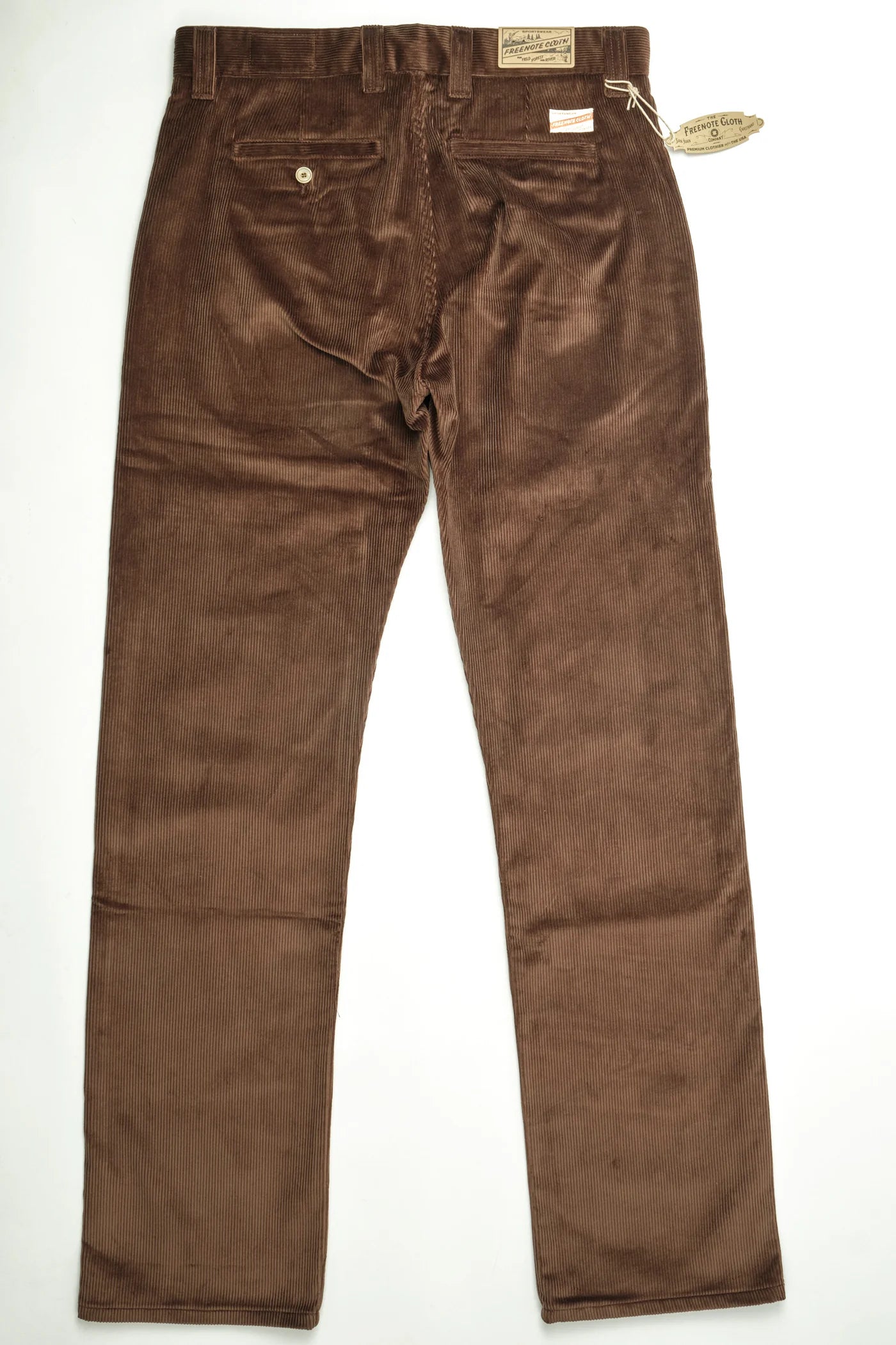 Freenote Cloth Deck Pant in Chocolate Corduroy