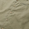 Freenote Cloth Cayucos in Green Sateen Short Sleeve