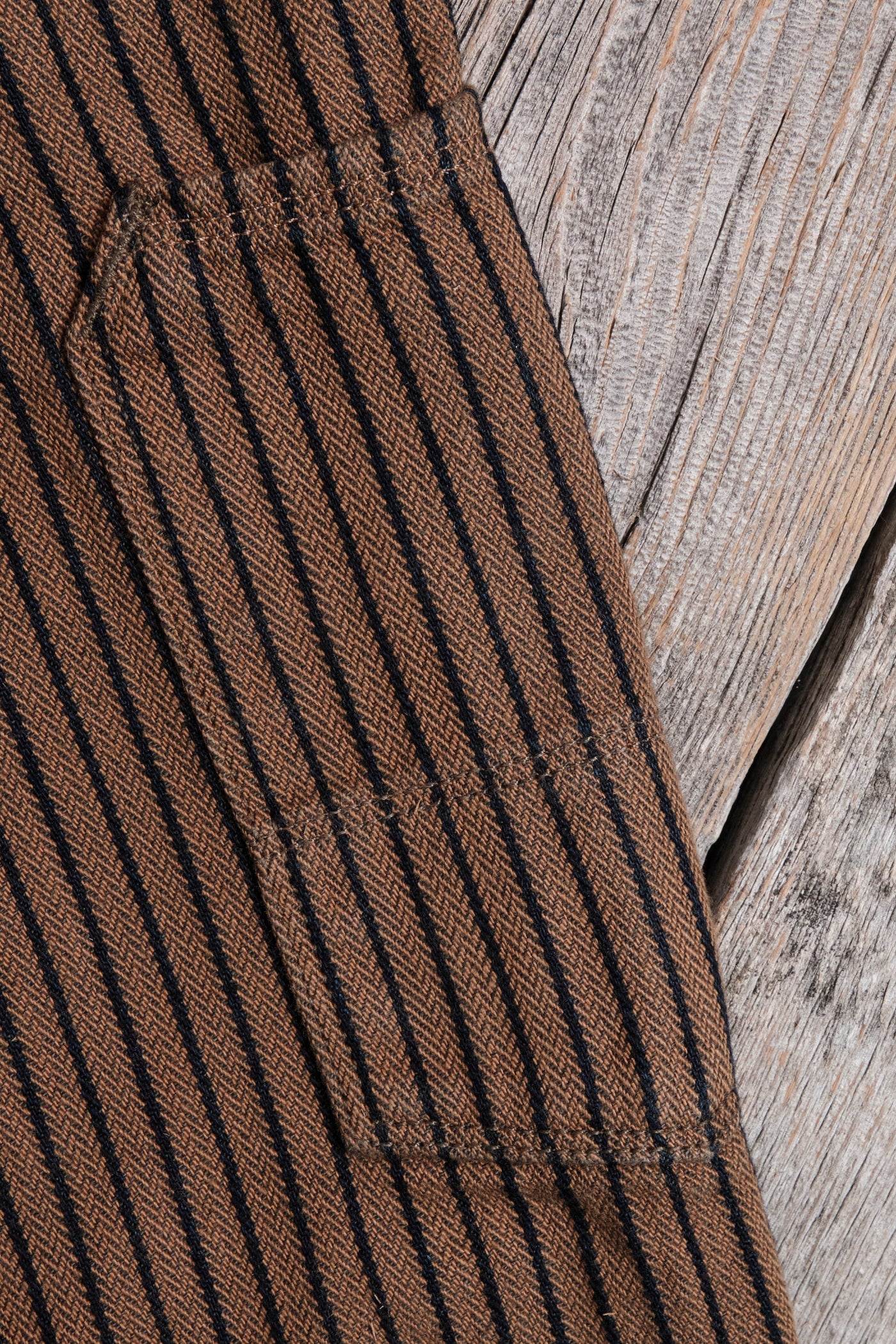 Freenote Cloth Ortega Pant in Brown Herringbone Dobby