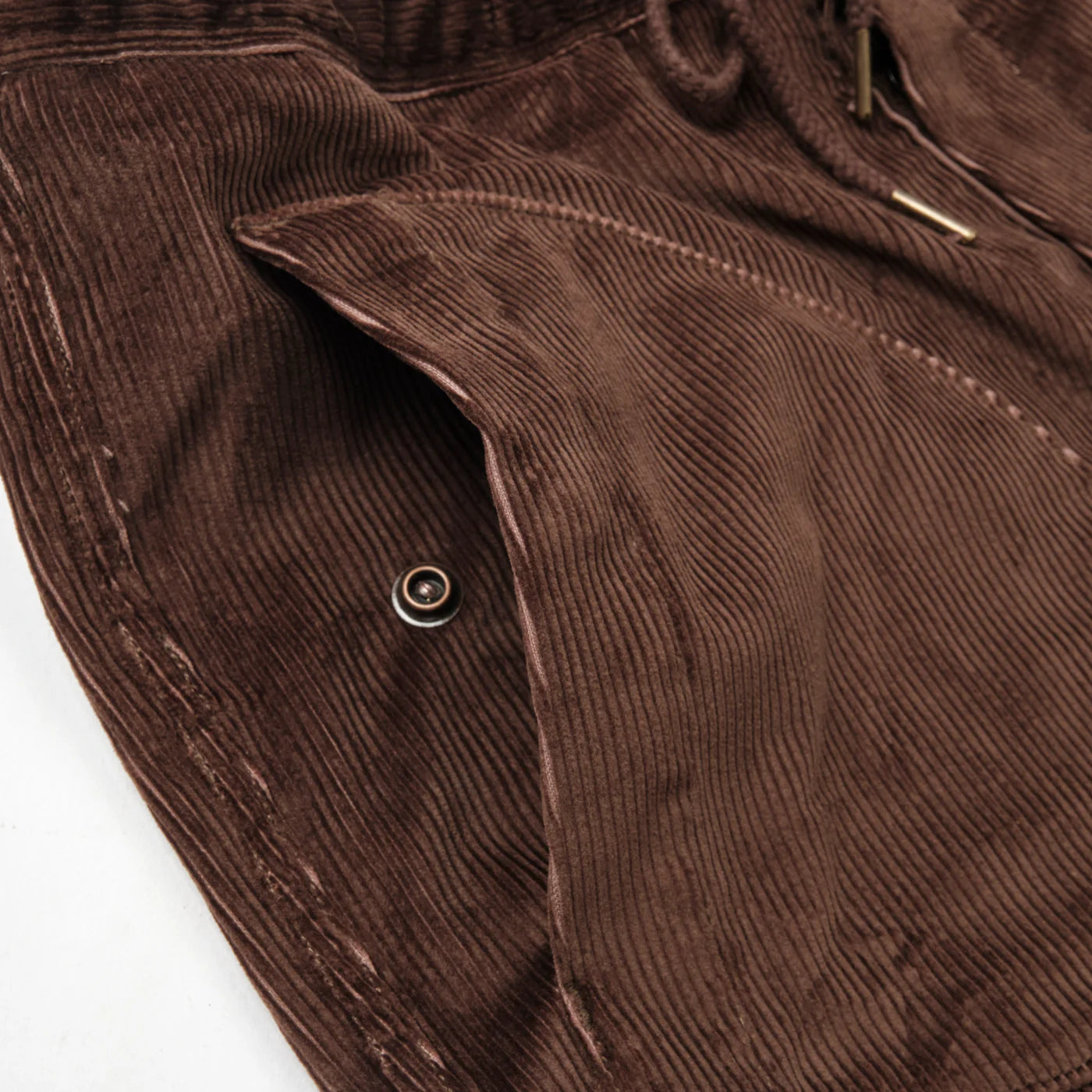 Freenote Cloth Deck Short in Brown Corduroy