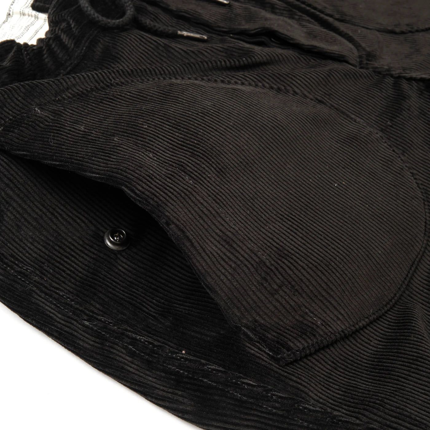 Freenote Cloth Deck Short in Black Corduroy