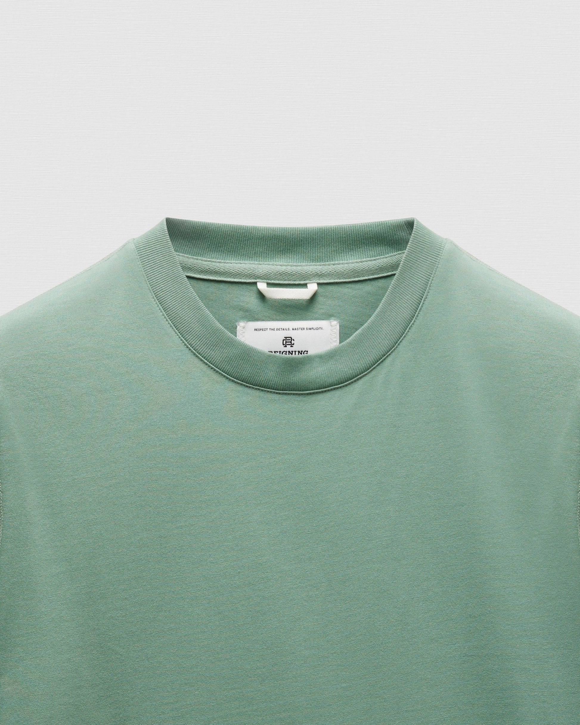 Reigning Champ Mid Weight Jersey T-Shirt in Sage