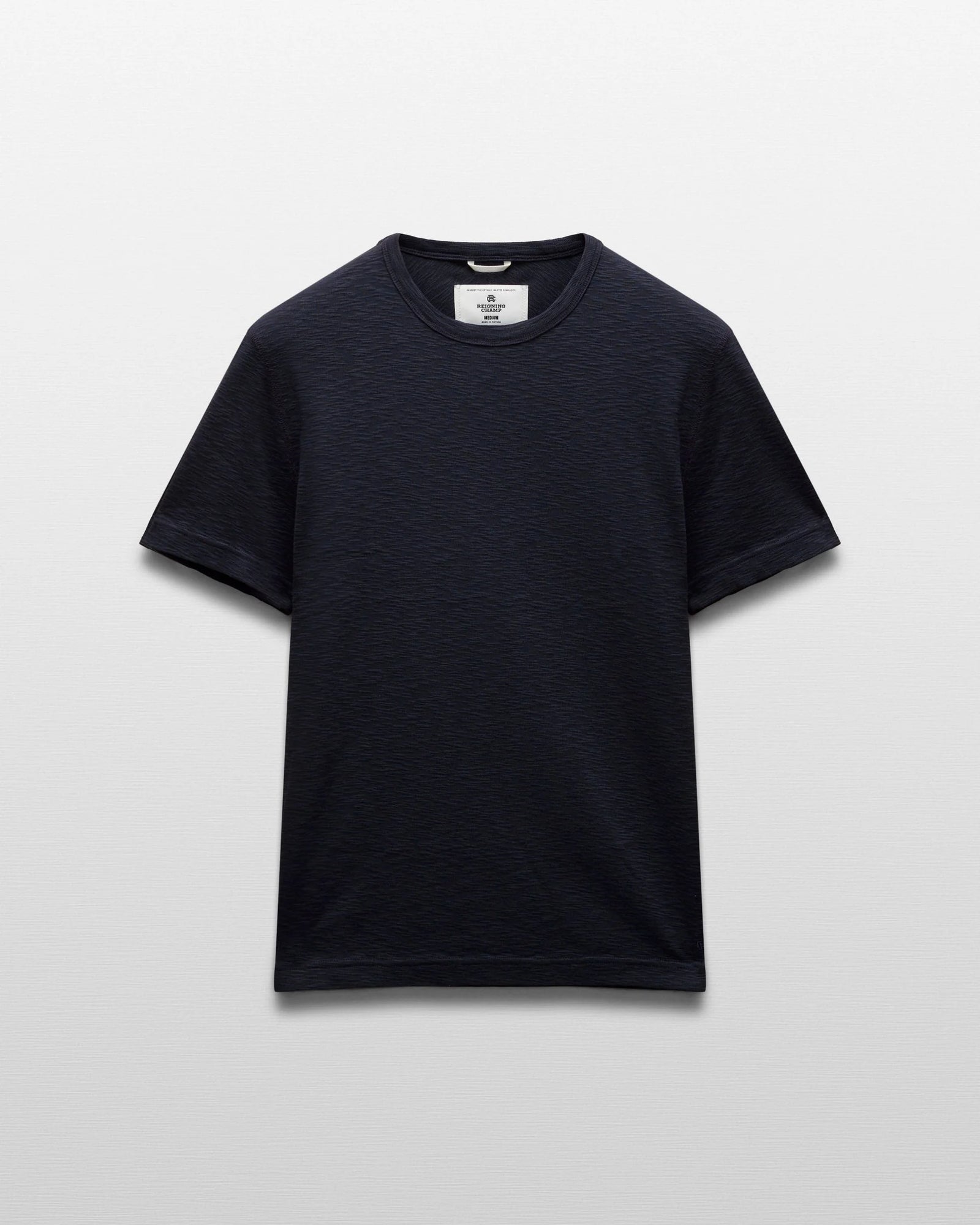 Reigning Champ 1x1 Slub T-Shirt in Navy