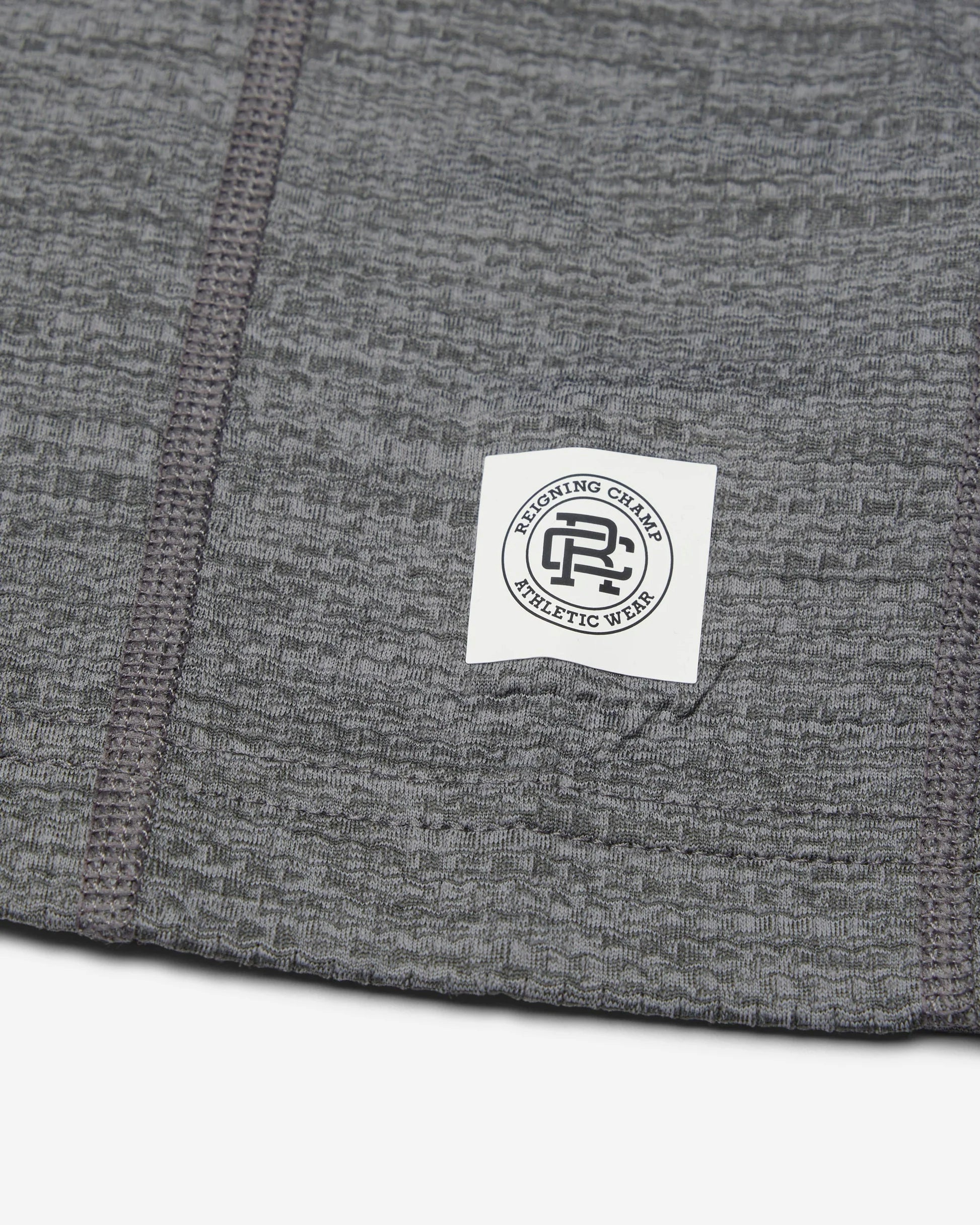 Reigning Champ Solotex Mesh Tiebreak Hoodie in Heather Carbon