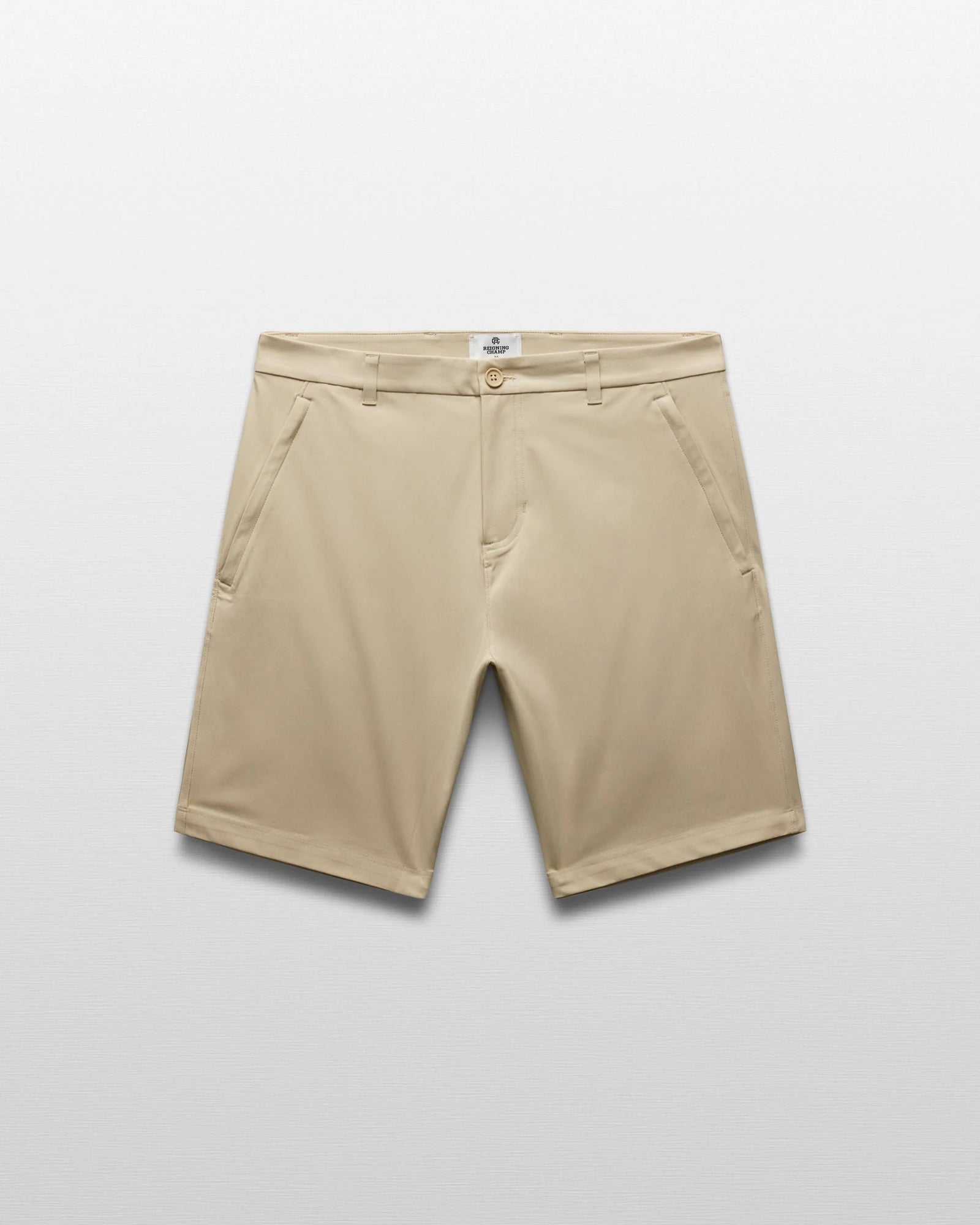 Reigning Champ Stretch Warp Knit Coach's 9" Short in Desert