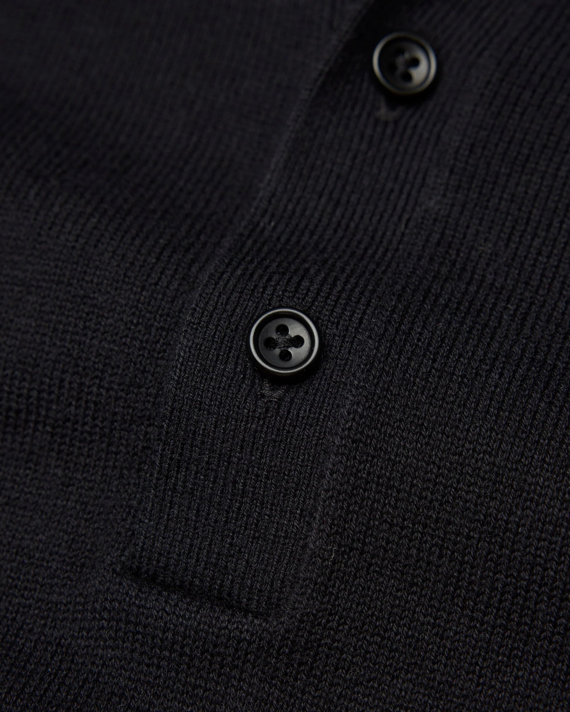 Reigning Champ Riviera Polo in Black