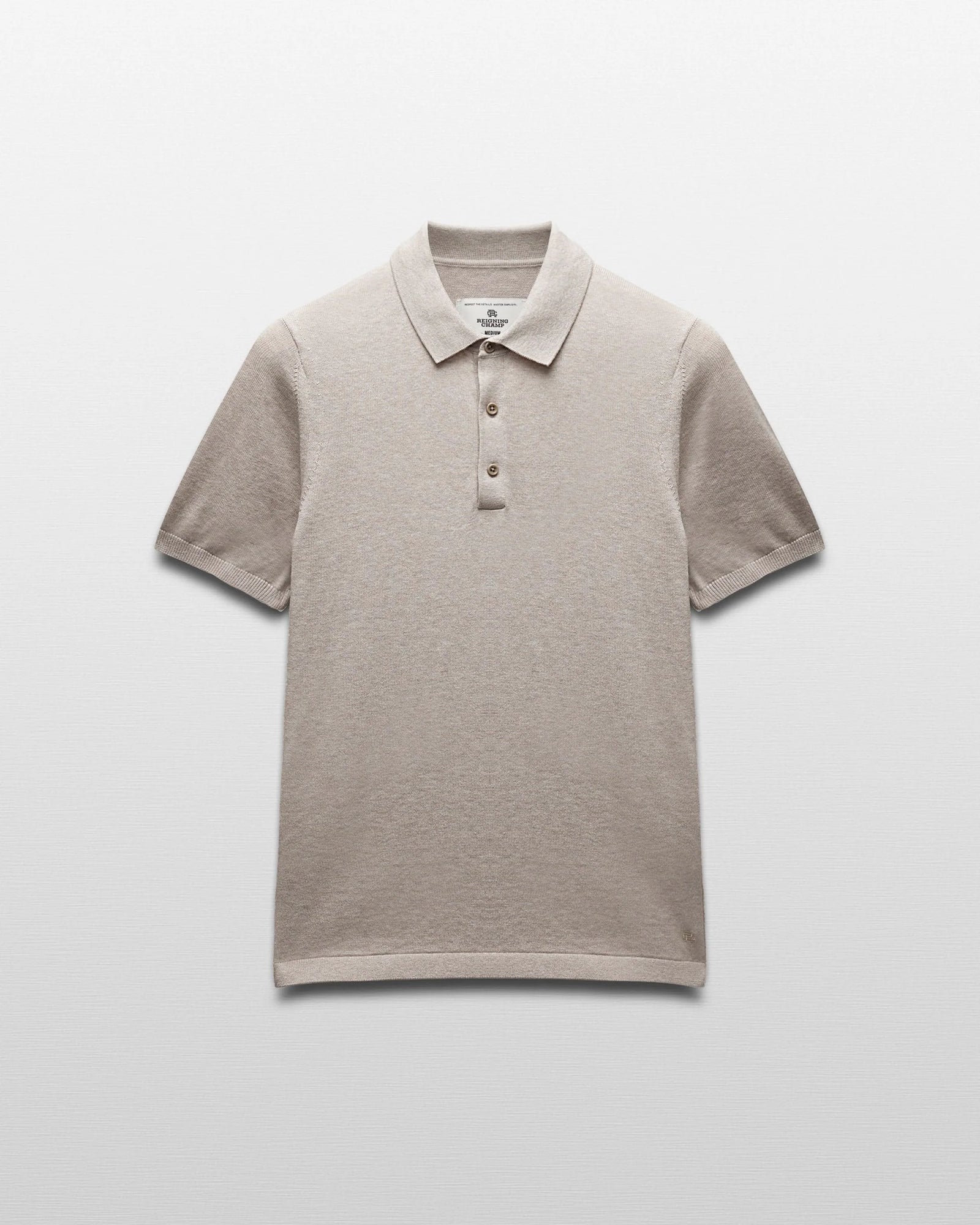 Reigning Champ Riviera Polo in Sand