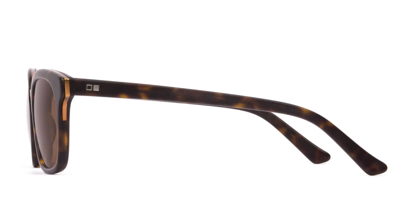 OTIS Fiction in Matte Dark Tort with Brown Polarized Lens