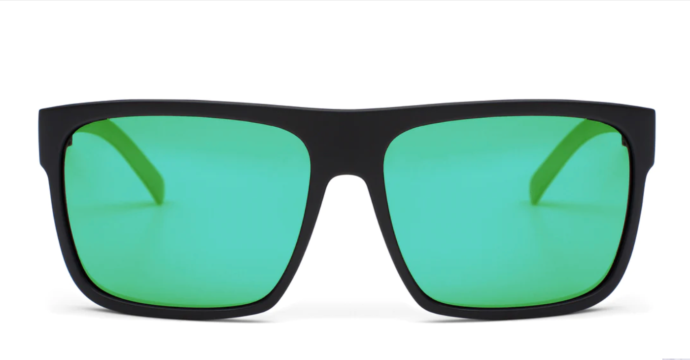 OTIS After Dark in Matte Black with Mirror Green L.I.T. Lens