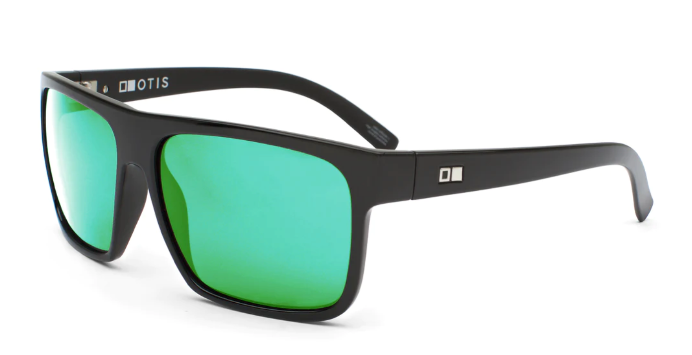 OTIS After Dark in Matte Black with Mirror Green L.I.T. Lens