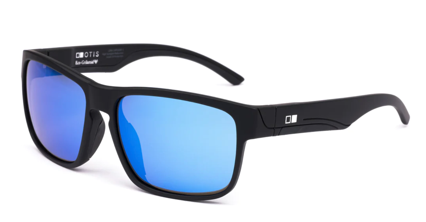 OTIS Rambler Sport in Matte Black with Mirror Blue L.I.T. Lens