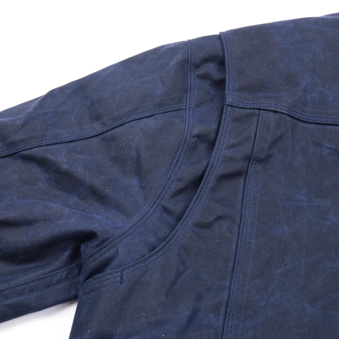 Freenote Cloth Riders Jacket in Navy Waxed Canvas