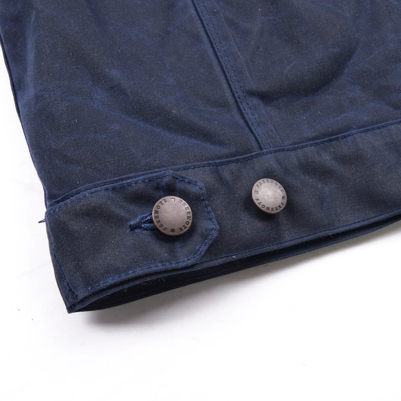 Freenote Cloth Riders Jacket in Navy Waxed Canvas