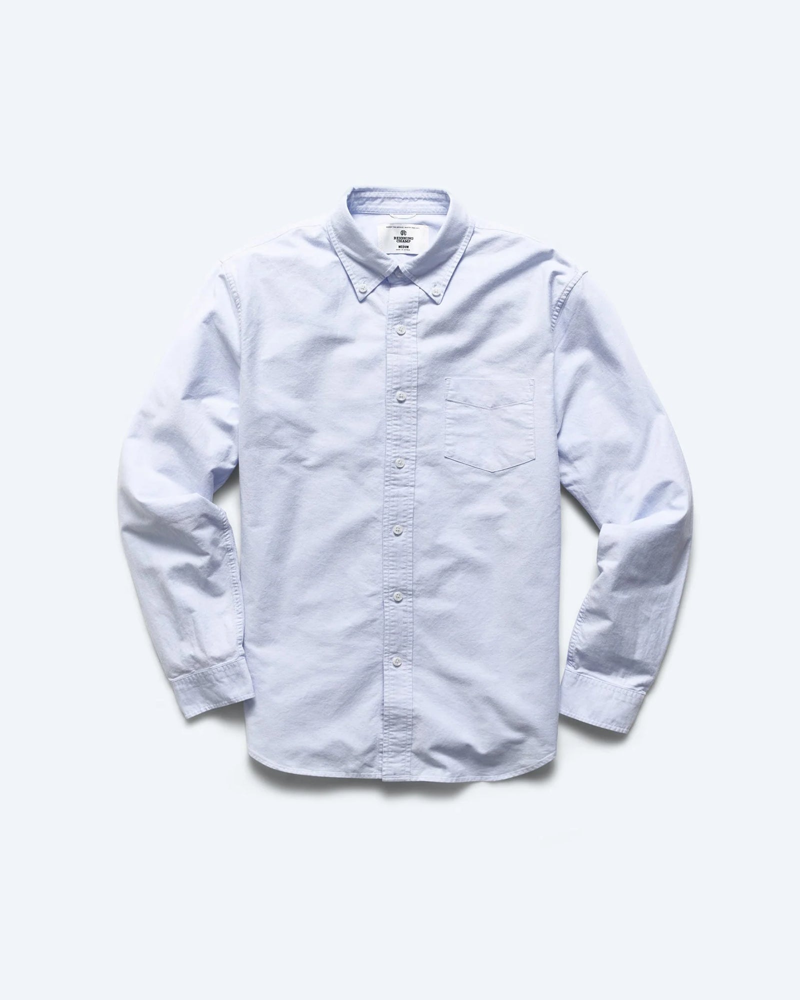 Reigning Champ Windsor Oxford Shirt in Light Blue