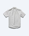Reigning Champ Windsor S/S Oxford Shirt in Light Grey