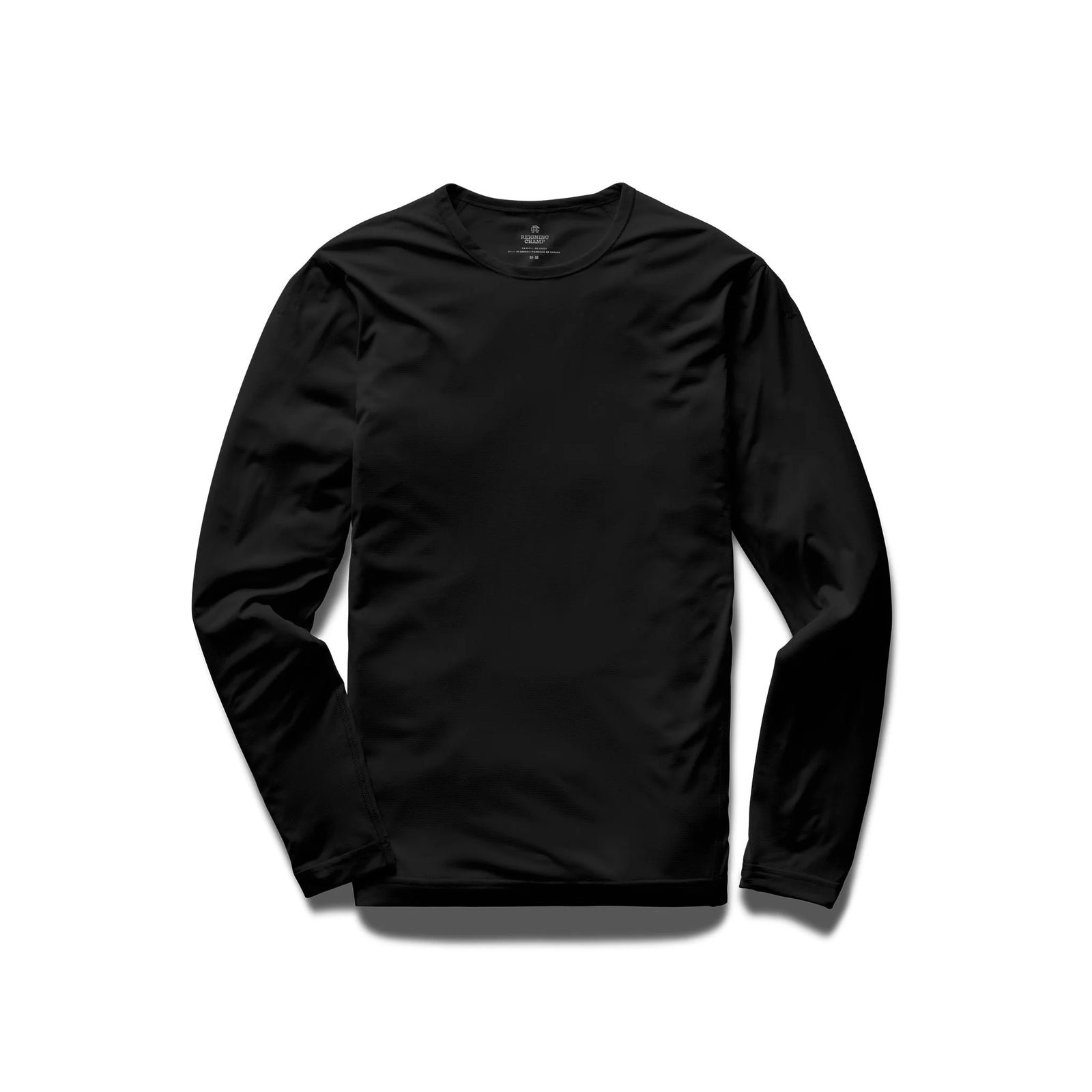 Reigning Champ Deltapeak 90 LS Training Shirt in Black