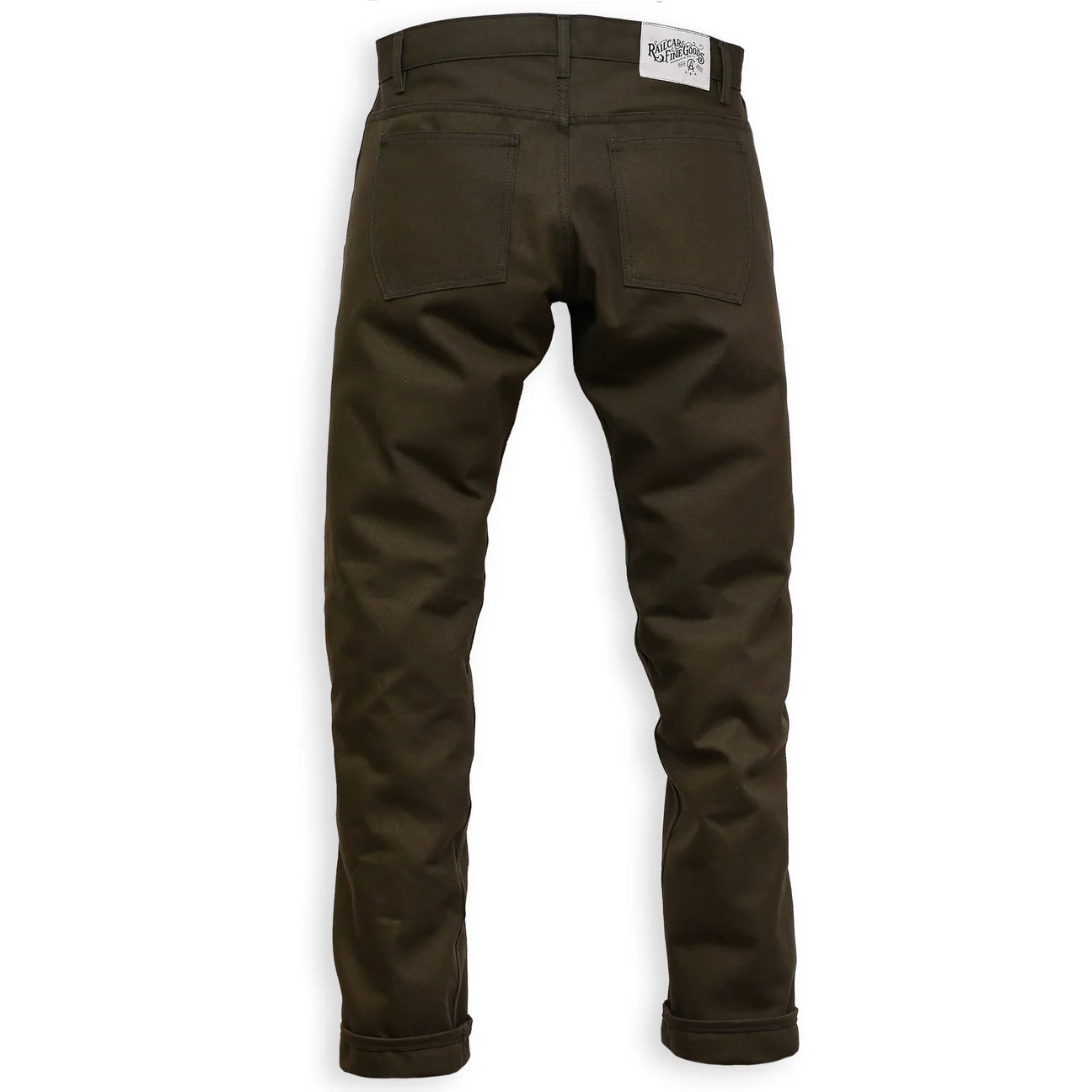 Railcar Fine Goods Flight Trouser in Olive