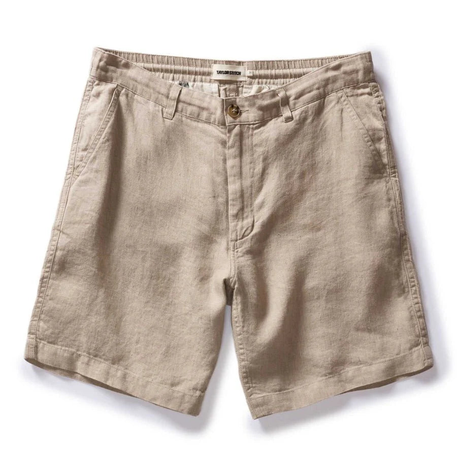 Taylor Stitch Easy Short in Natural Linen