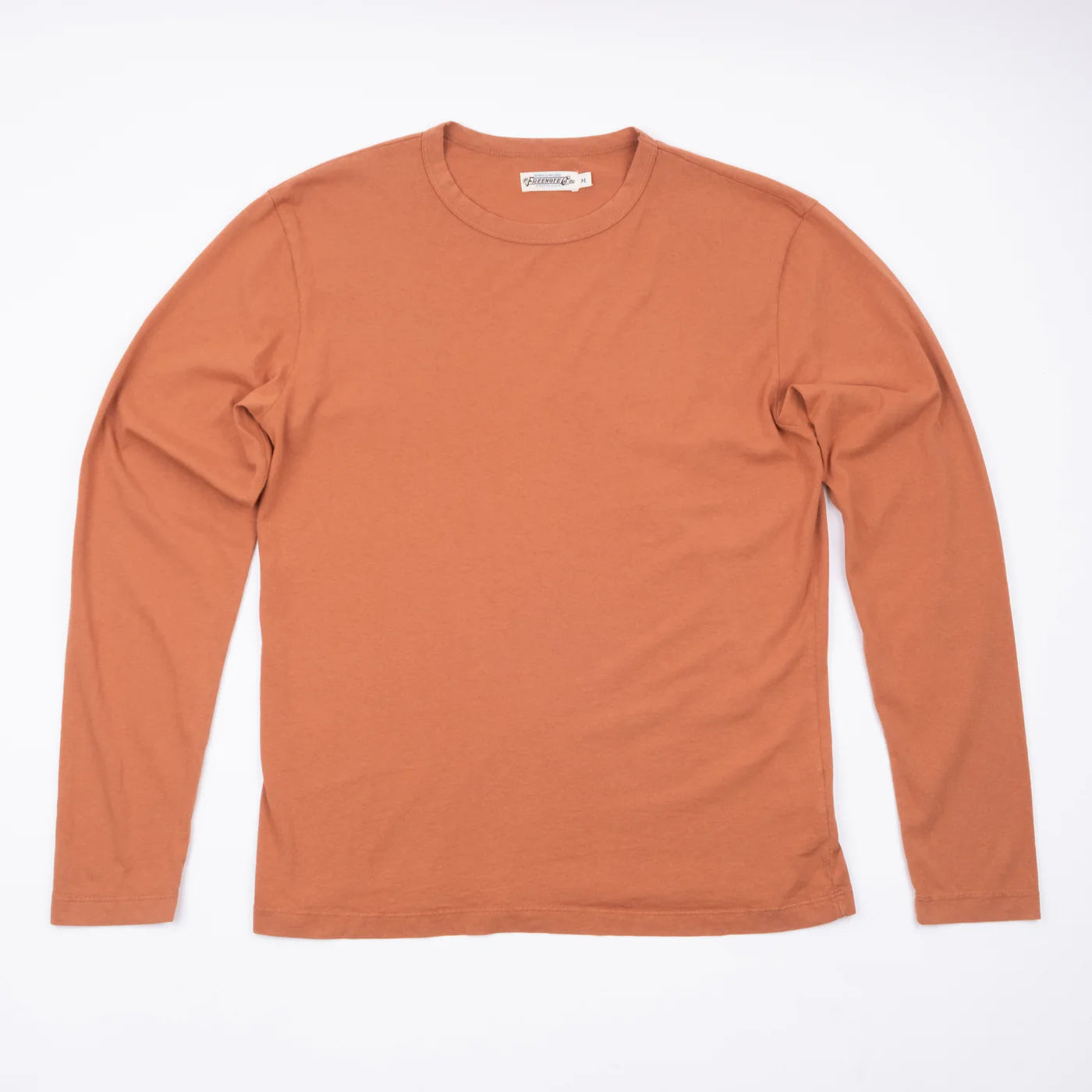 Freenote Cloth 9 Ounce Tee L/S in Rust