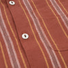 Freenote Cloth Hawaiian in Rust Stripe