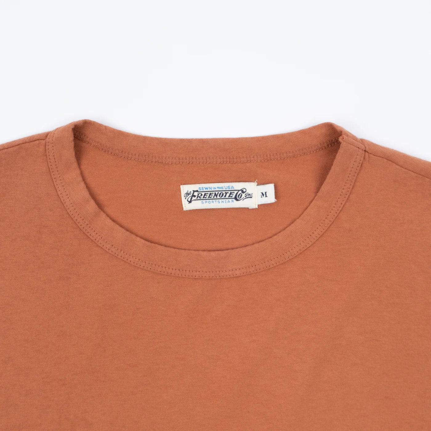 Freenote Cloth 9 Ounce Tee L/S in Rust