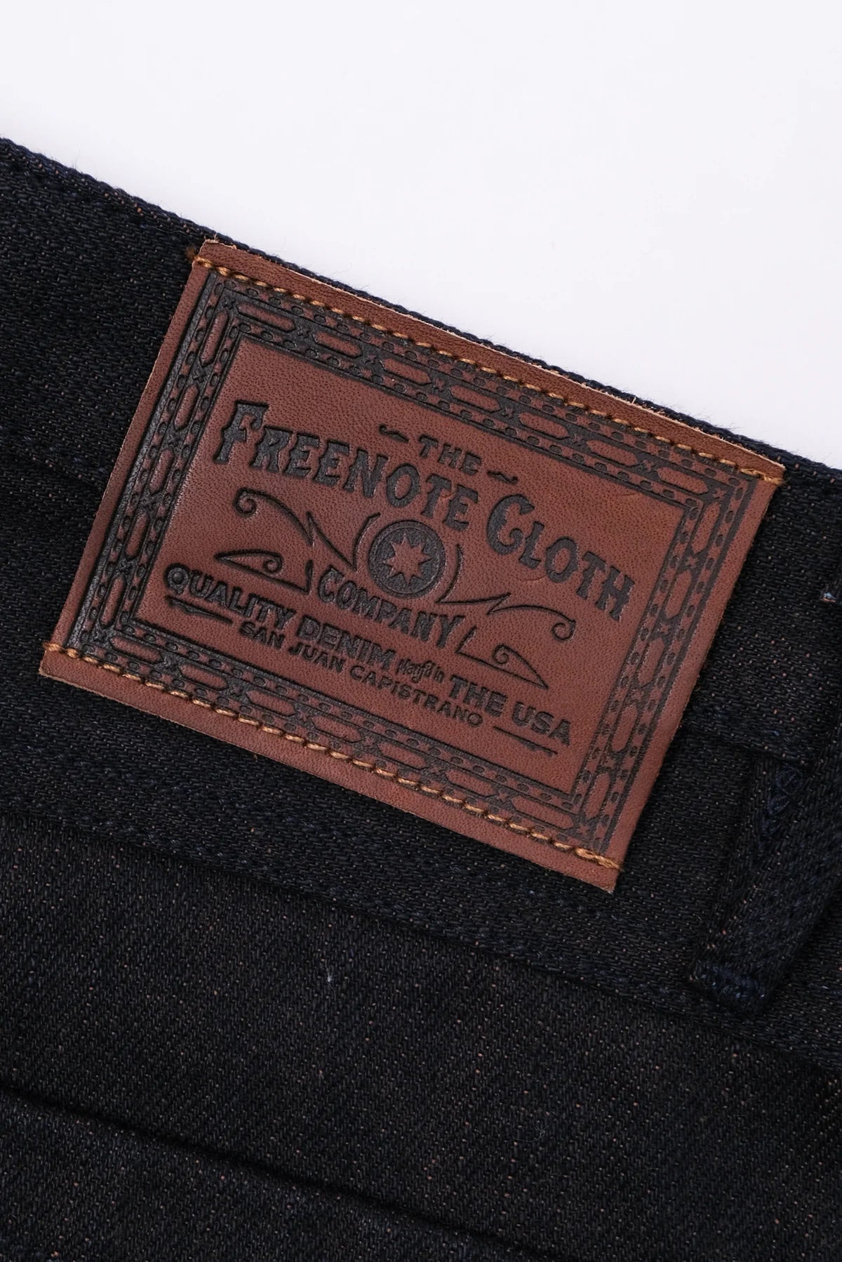 Freenote Cloth Rios Slim Straight in 16 Ounce Indigo Brown