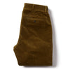 Taylor Stitch Slim Foundation Pant in Olive Cord