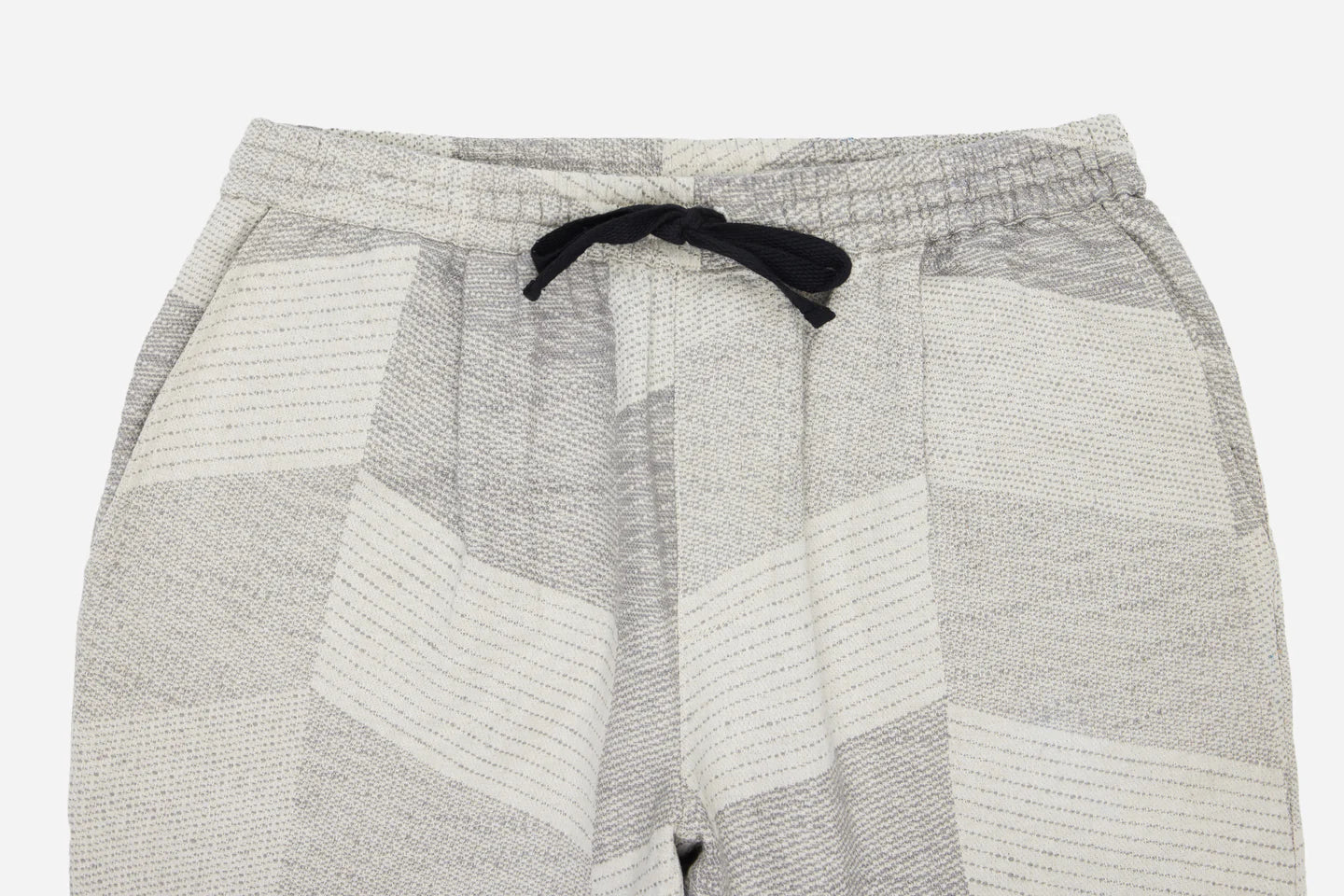 3Sixteen Drawstring Pant in Ash Zig-Zag Jacquard